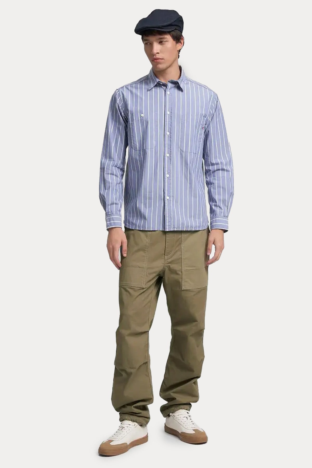 Replay Relaxed Fit Beli Lastikli Yandan Cepli Pantolon