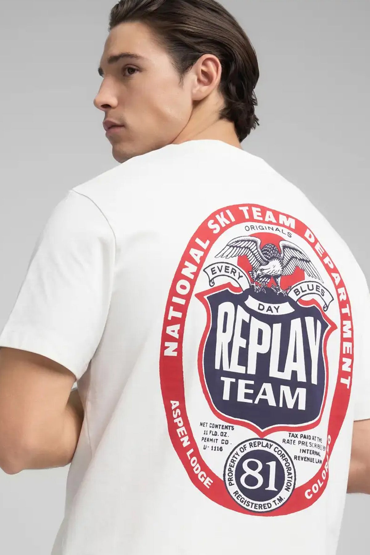 Replay Regular Fit Yuvarlak Yaka Logolu T-shirt