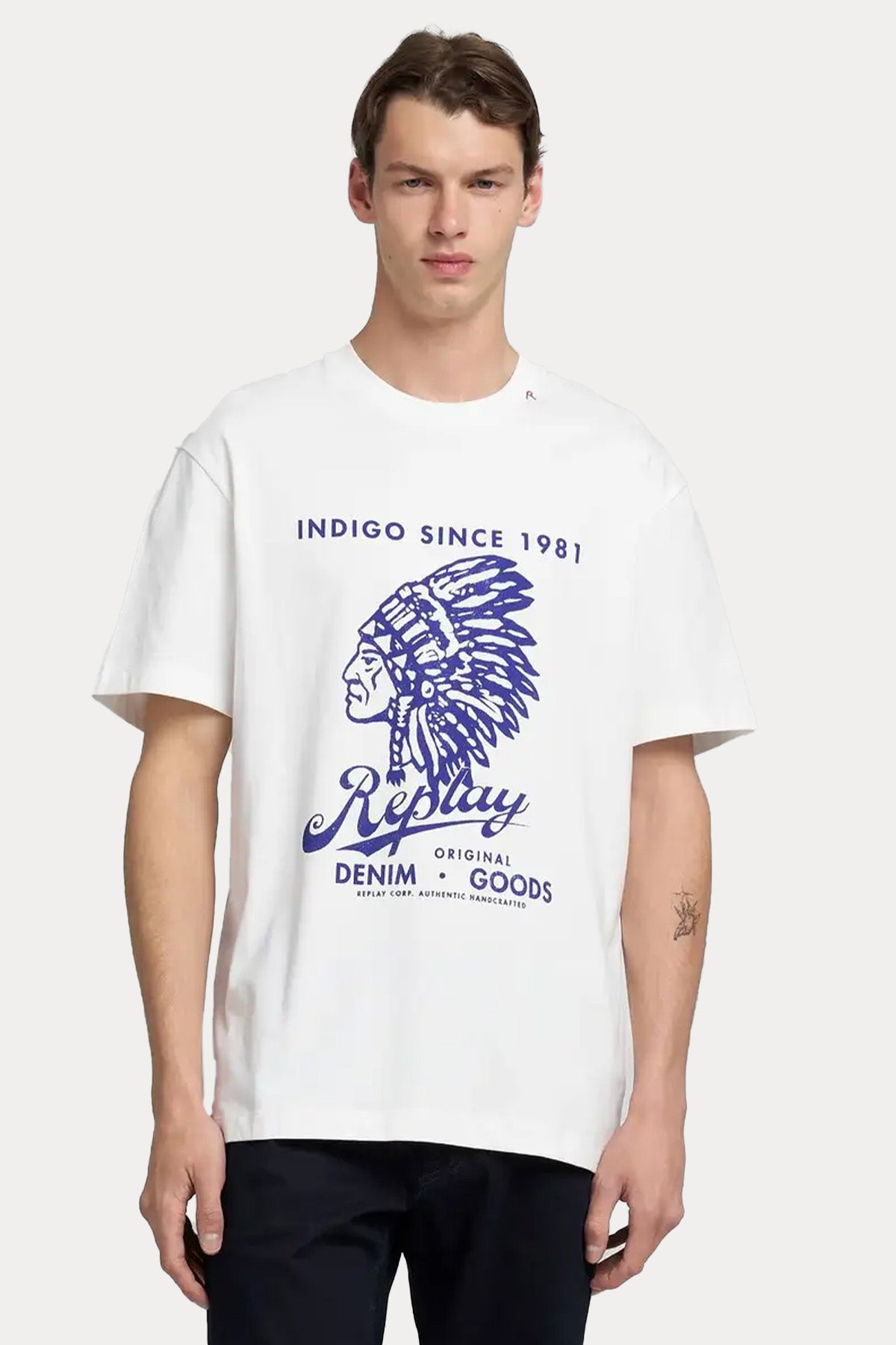 Replay Relaxed Fit Yuvarlak Yaka T-shirt