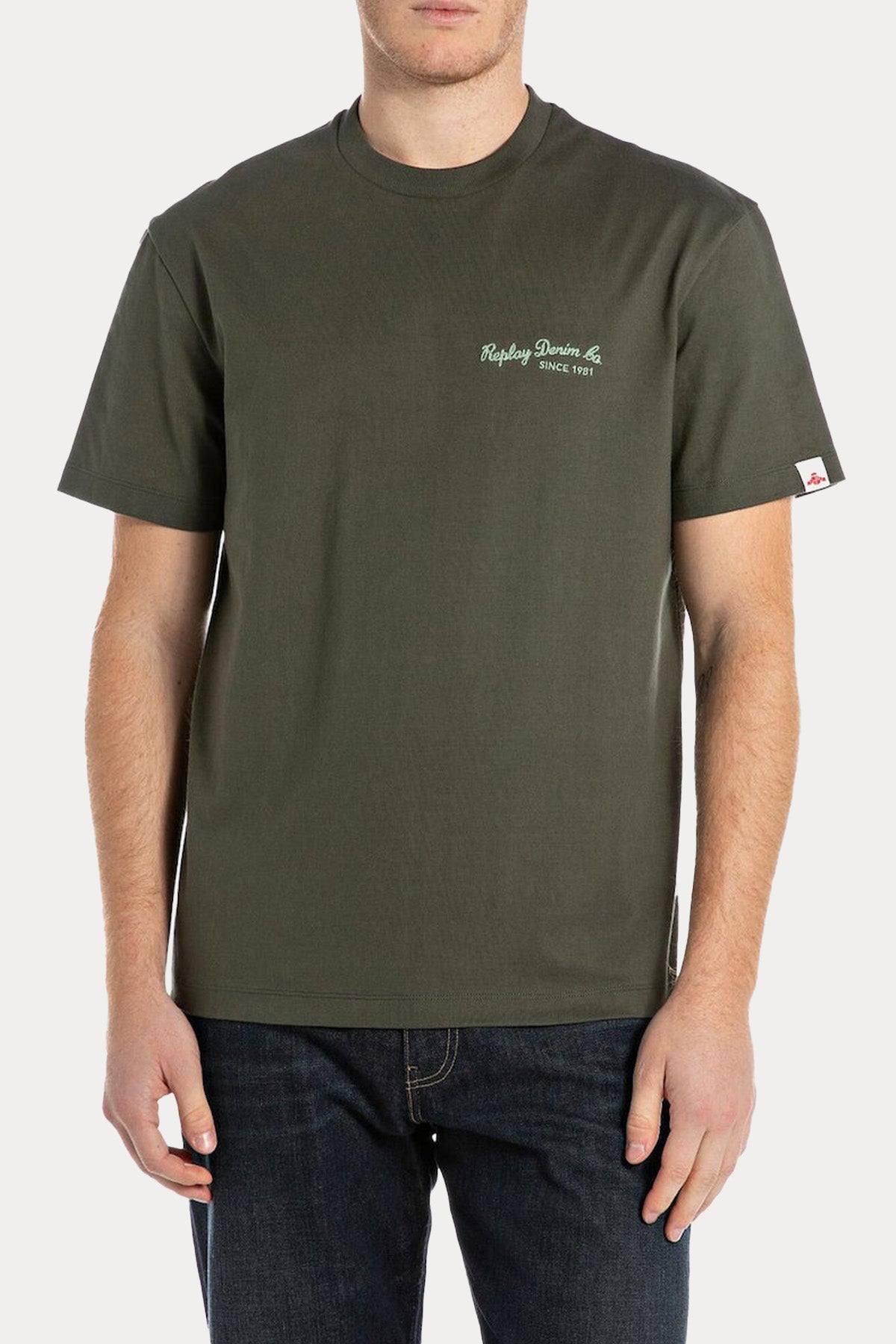 Replay Regular Fit Yuvarlak Yaka Logolu T-shirt