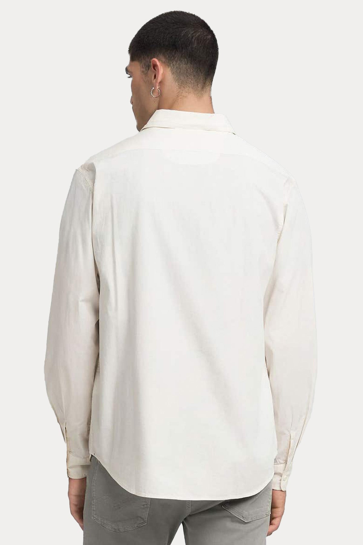 Replay Regular Fit Cep Detaylı Logolu Gömlek