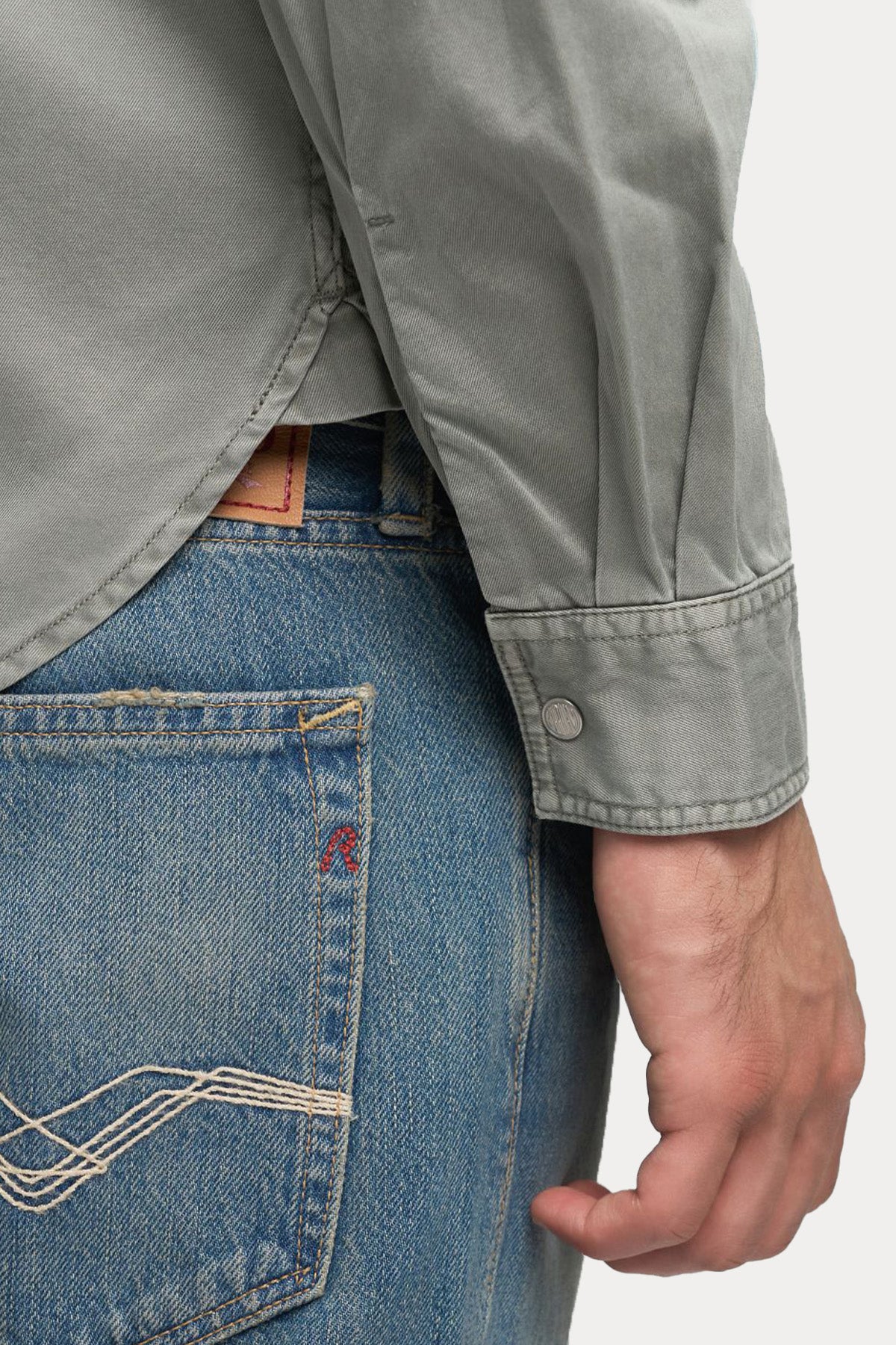 Replay Regular Fit Cep Detaylı Gömlek