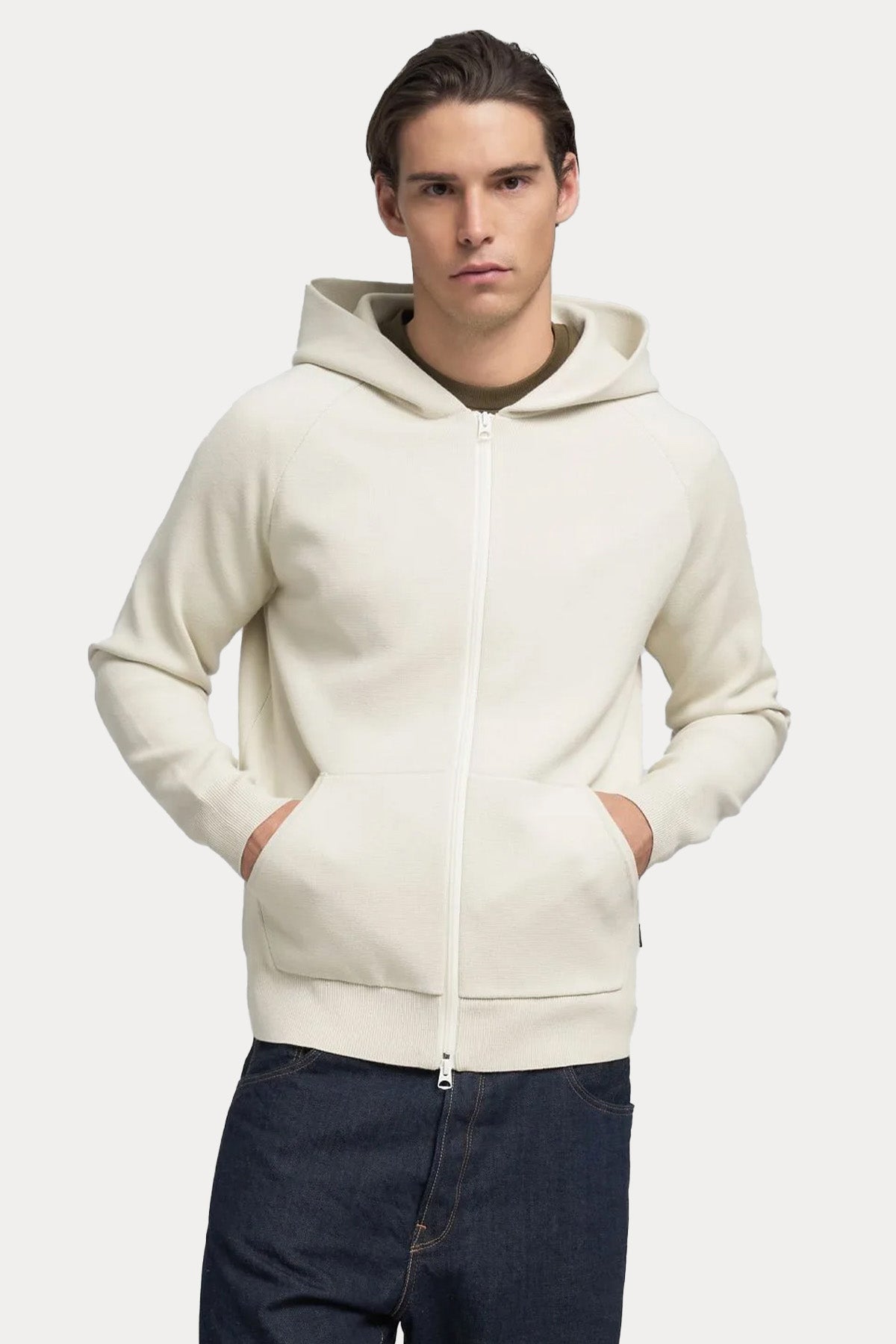 Replay Regular Fit Kapüşonlu Sırtta Logolu Sweatshirt Ceket