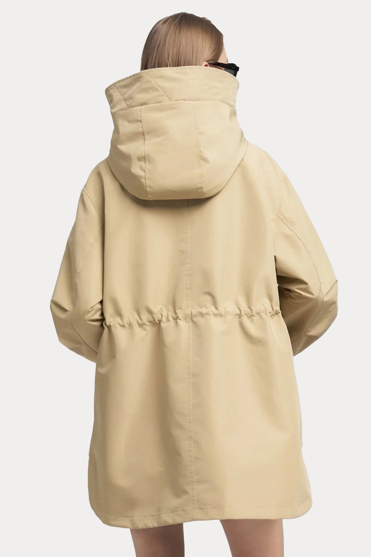 Replay Relaxed Fit Kapüşonlu Trençkot