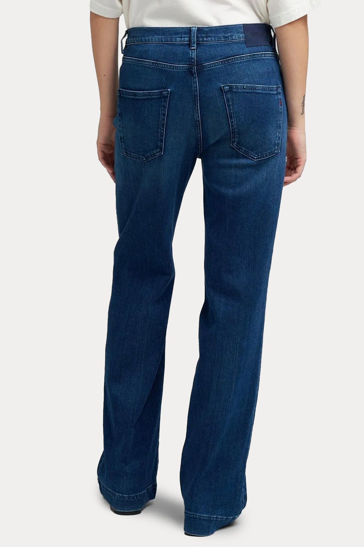 Replay Relaxed Straight Fit Yıkamalı Jeans