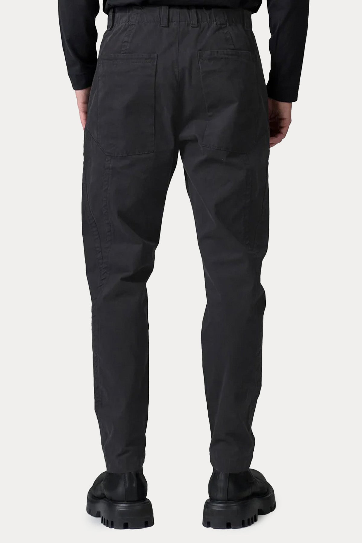 Transit Relaxed Fit Beli Lastikli Tek Pile Pantolon