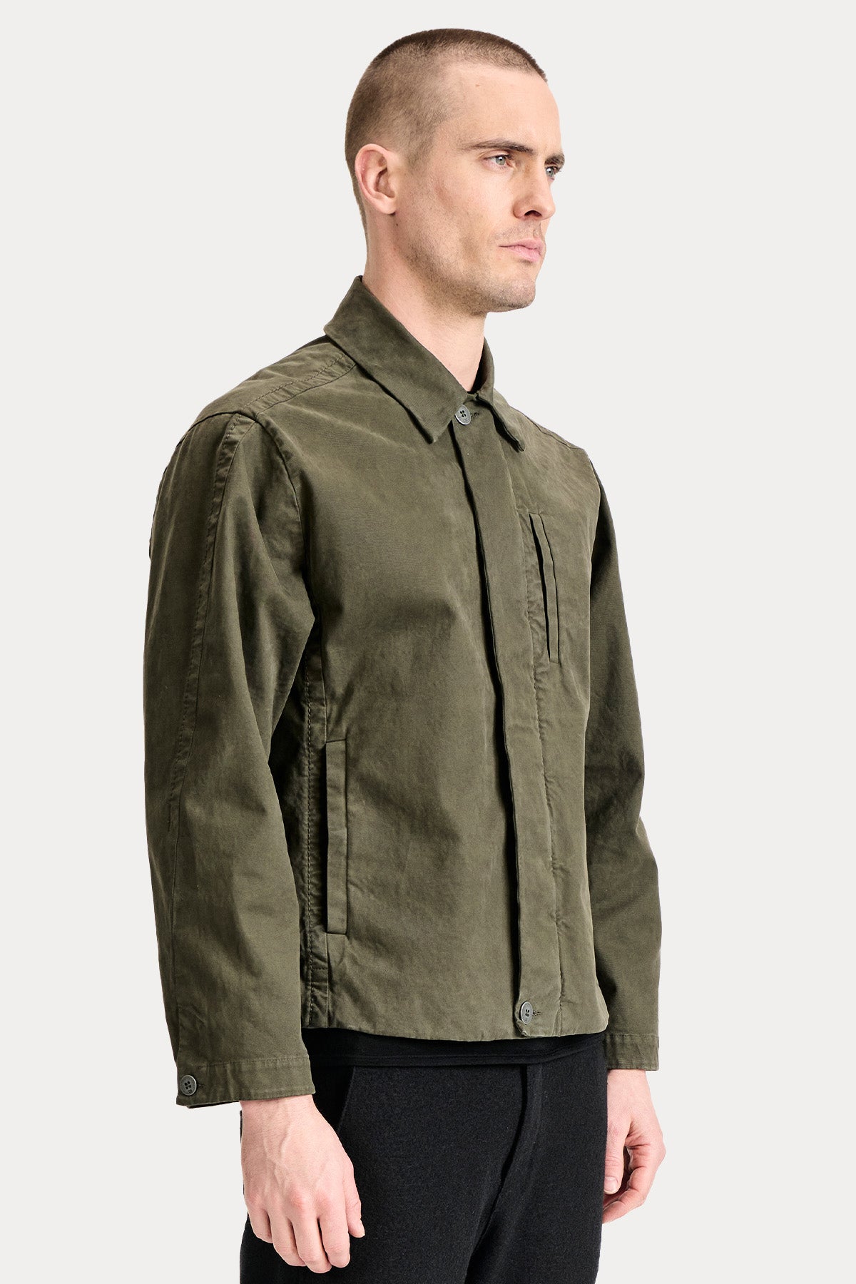 Transit Slim Fit Cepli Streç Ceket