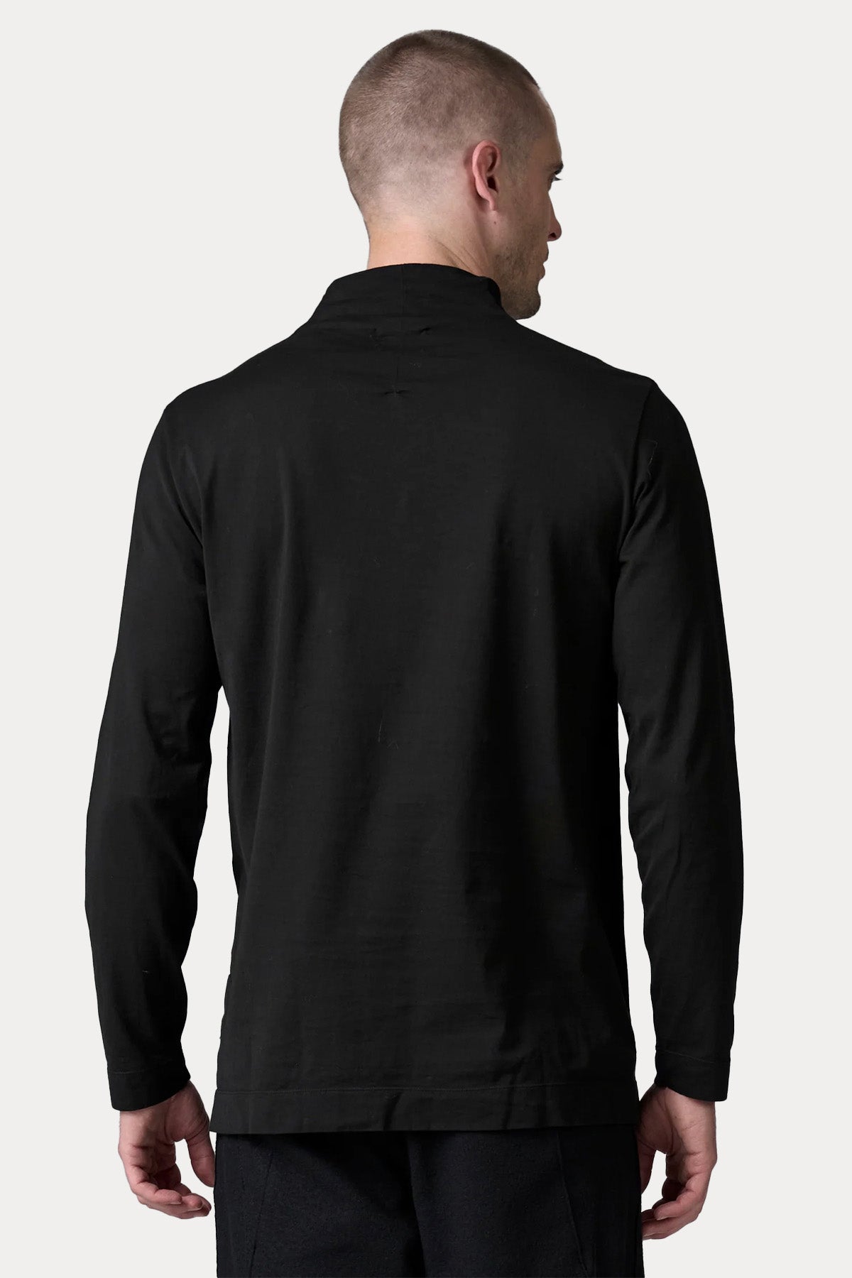 Transit Comfort Fit Perkins Yaka Uzun Kollu T-shirt