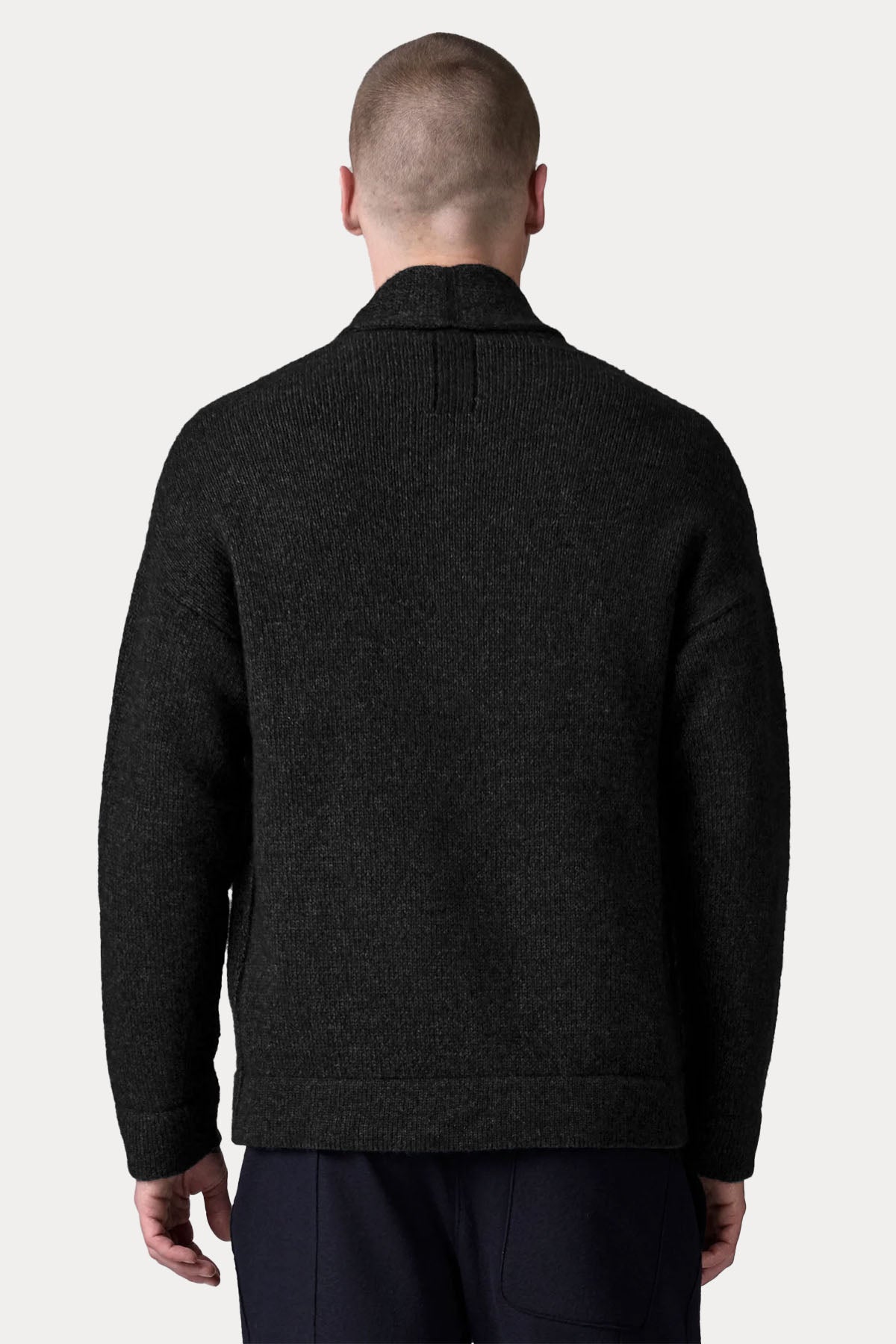 Transit Regular Fit Şal Yaka Örgü Yün Triko Ceket