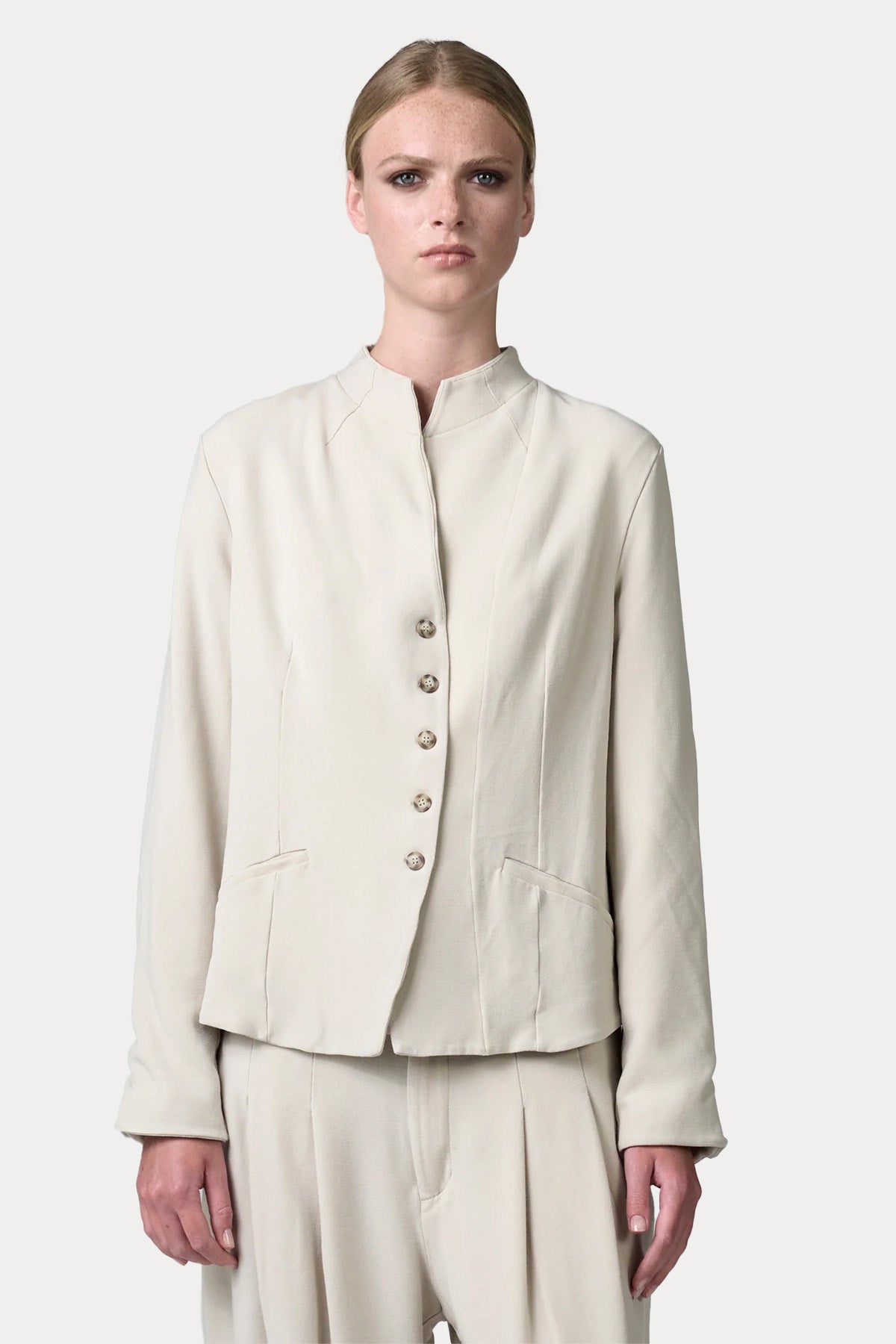 Transit Regular Fit Hakim Yaka Streç Yün Ceket