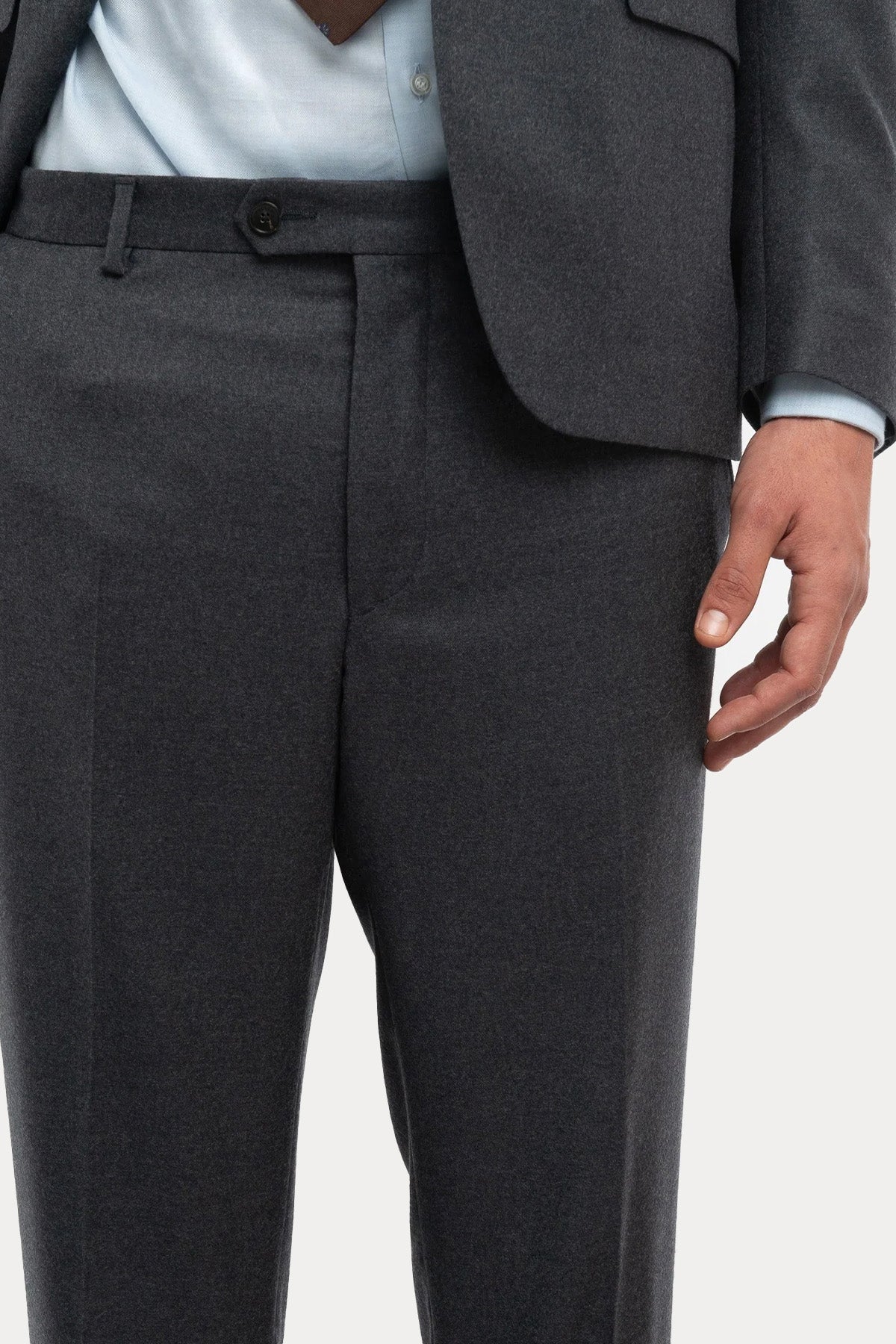 Paoloni Slim Fit Yün Takım Elbise