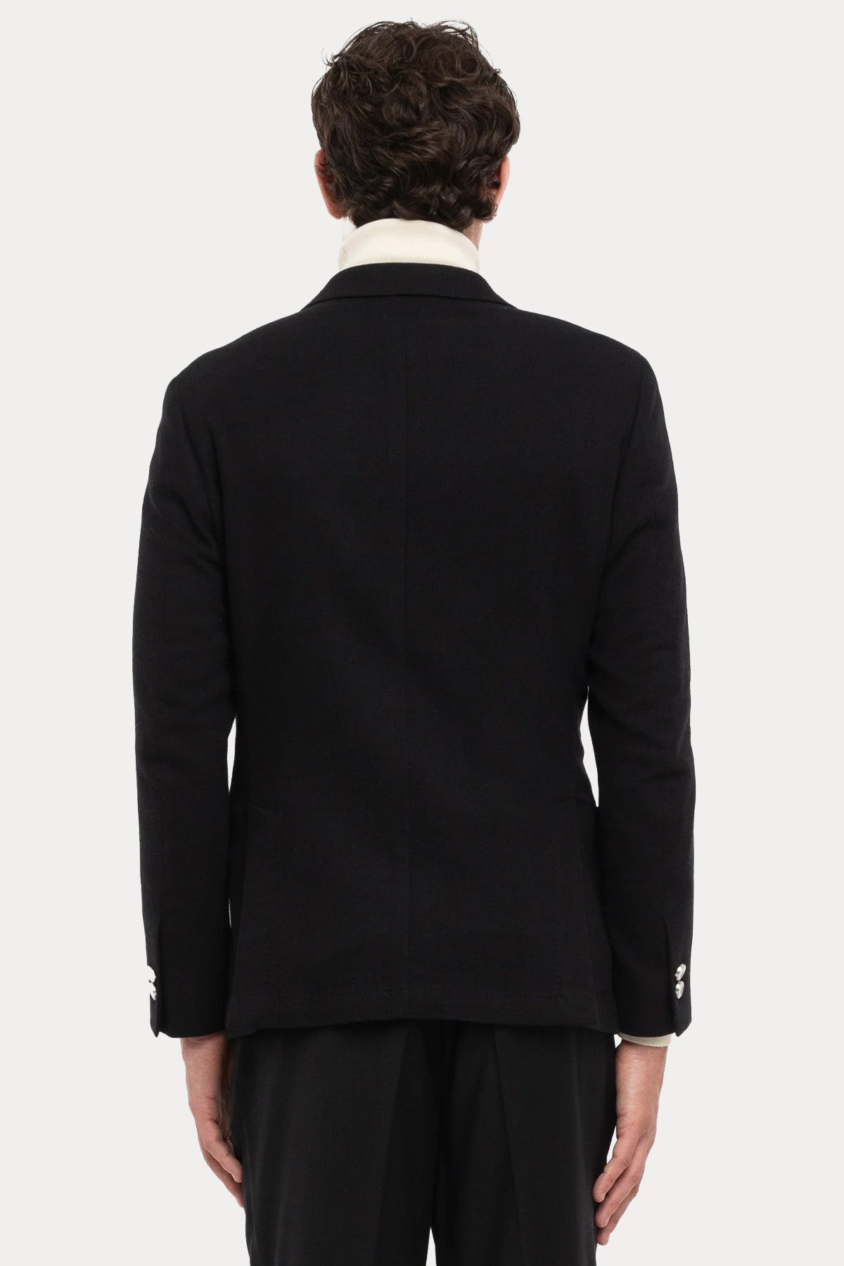 Paoloni Kruvaze Kaşmir Yün Blazer Ceket