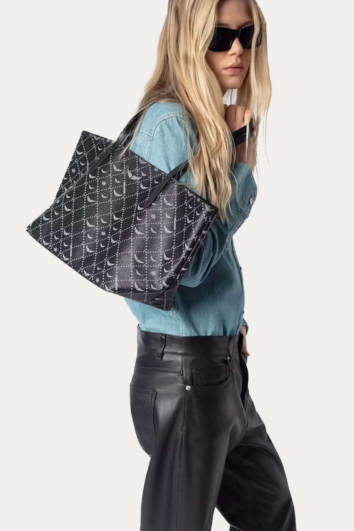 Zadig & Voltaire Logolu Deri Çanta