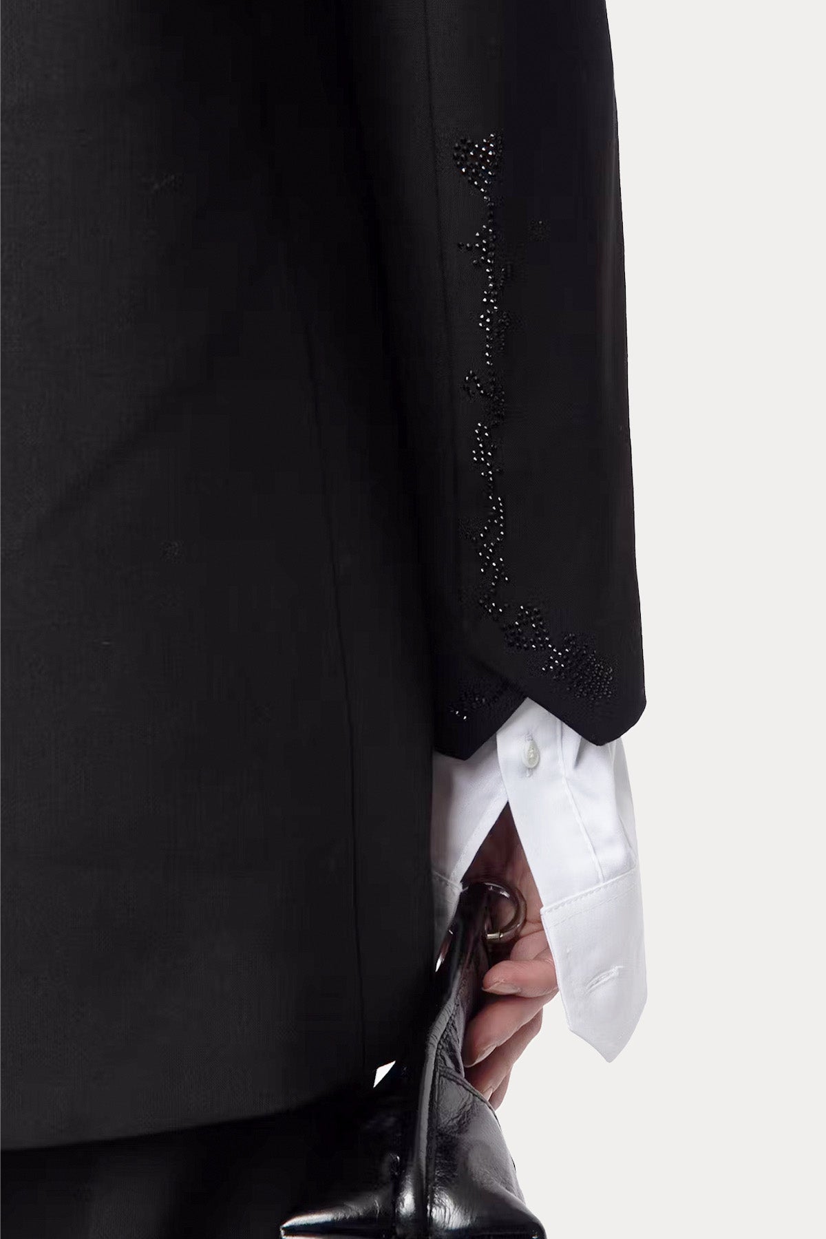 Zadig & Voltaire Logolu Parlak Taş Aksesuarlı Blazer Ceket