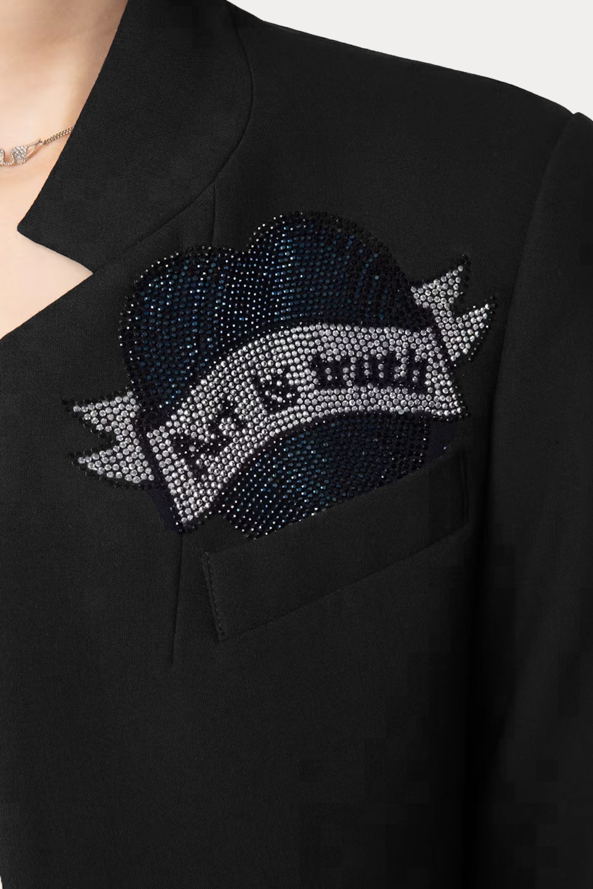 Zadig & Voltaire Dik Yaka Trok Logolu Blazer Ceket