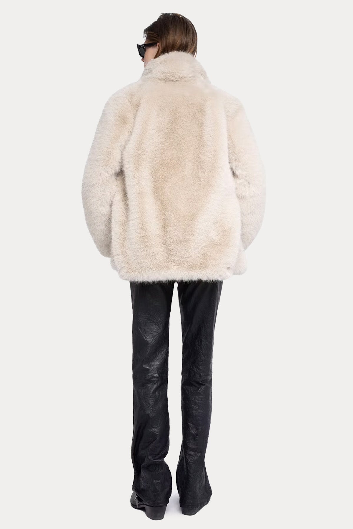 Zadig & Voltaire Geniş Kesim Peluş Manto