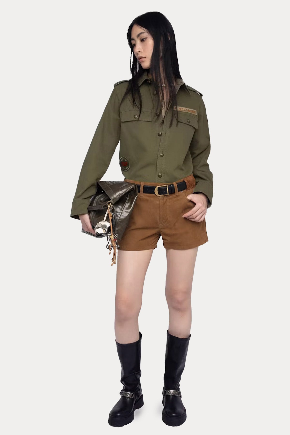 Zadig & Voltaire Regular Fit Denim Gömlek