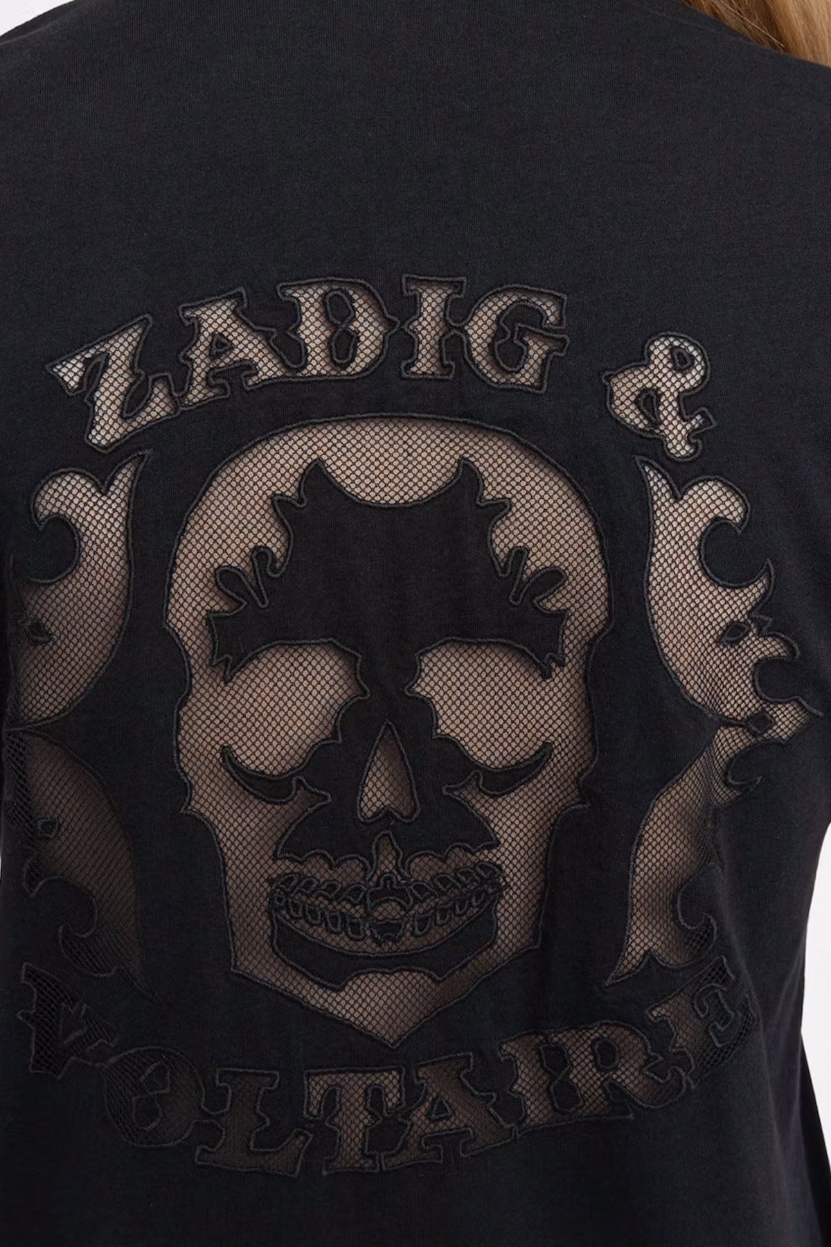 Zadig & Voltaire Regular Fit Kuru Kafa Logolu T-shirt