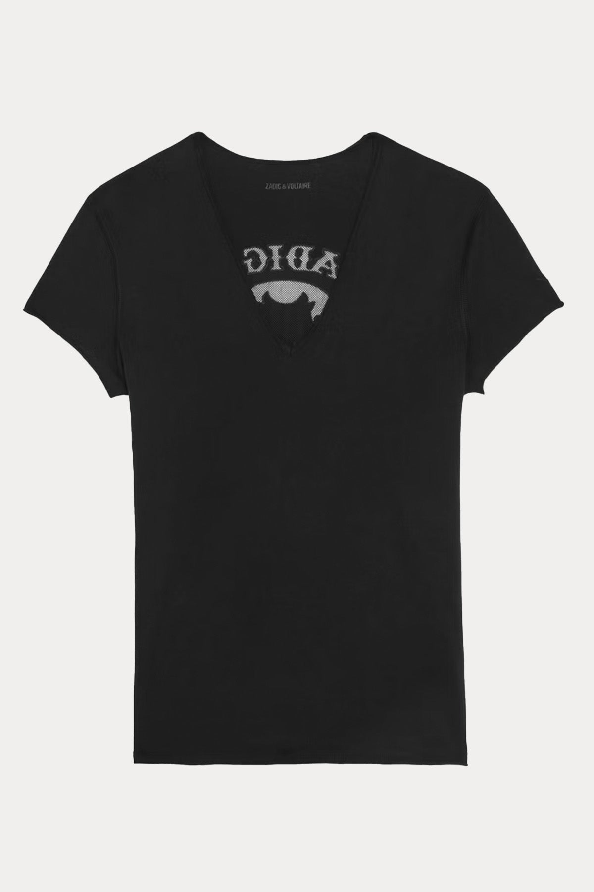 Zadig & Voltaire Regular Fit Kuru Kafa Logolu T-shirt