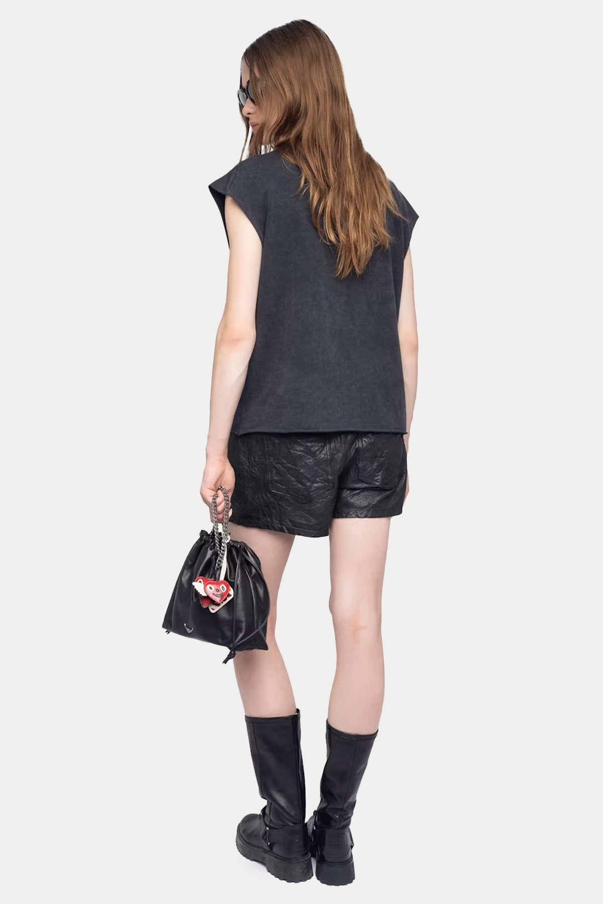 Zadig & Voltaire Relaxed Fit Trok Kufu Kafa Logolu T-shirt