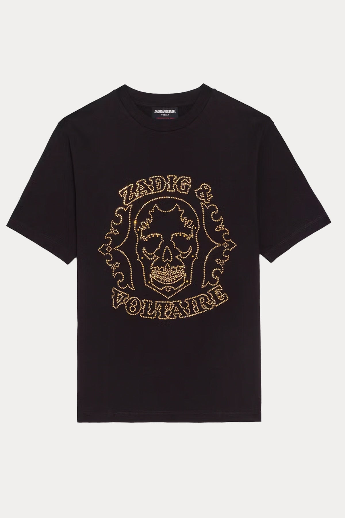 Zadig & Voltaire Regular Fit Trok Kuru Kafa Logolu T-shirt