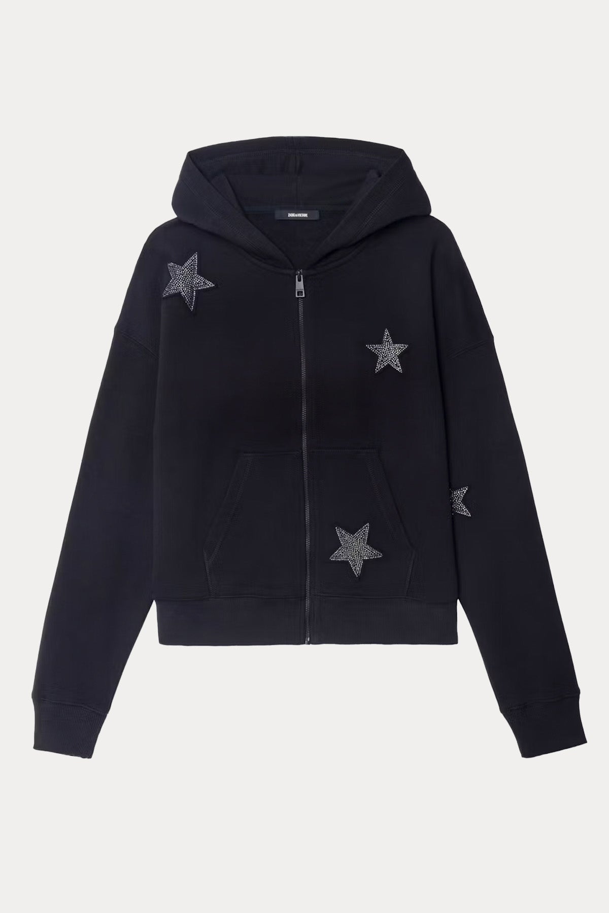 Zadig & Voltaire Relaxed Fit Yıldız Logolu Kapüşonlu Sweatshirt Ceket