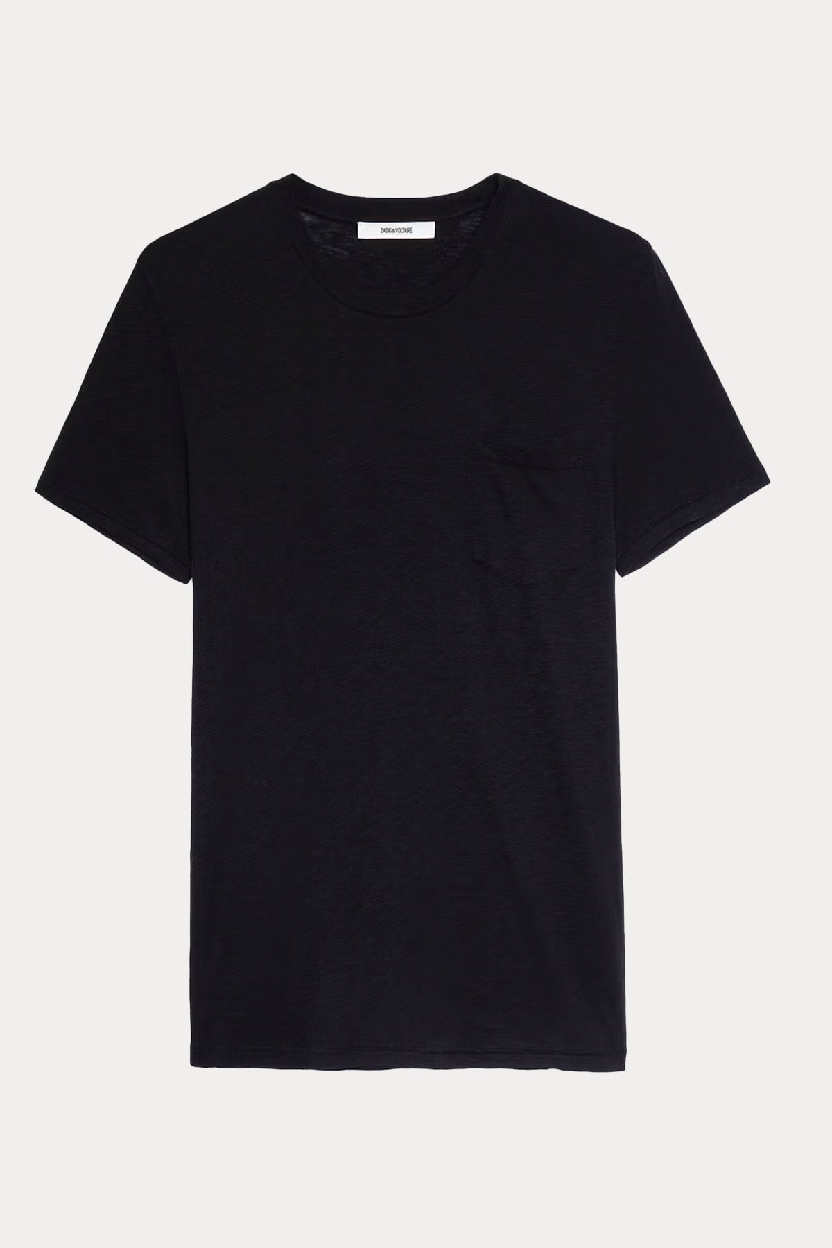 Zadig & Voltaire Yuvarlak Yaka Kuru Kafa Logolu T-shirt