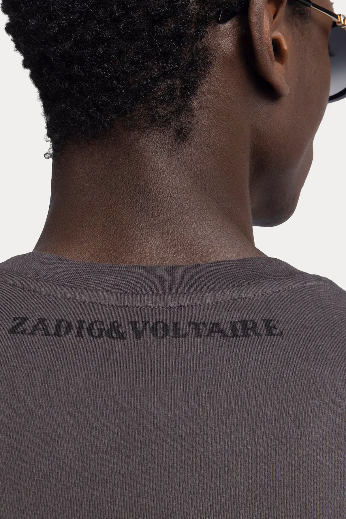 Zadig & Voltaire Relaxed Fit Yuvarlak Yaka Logo Desenli T-shirt