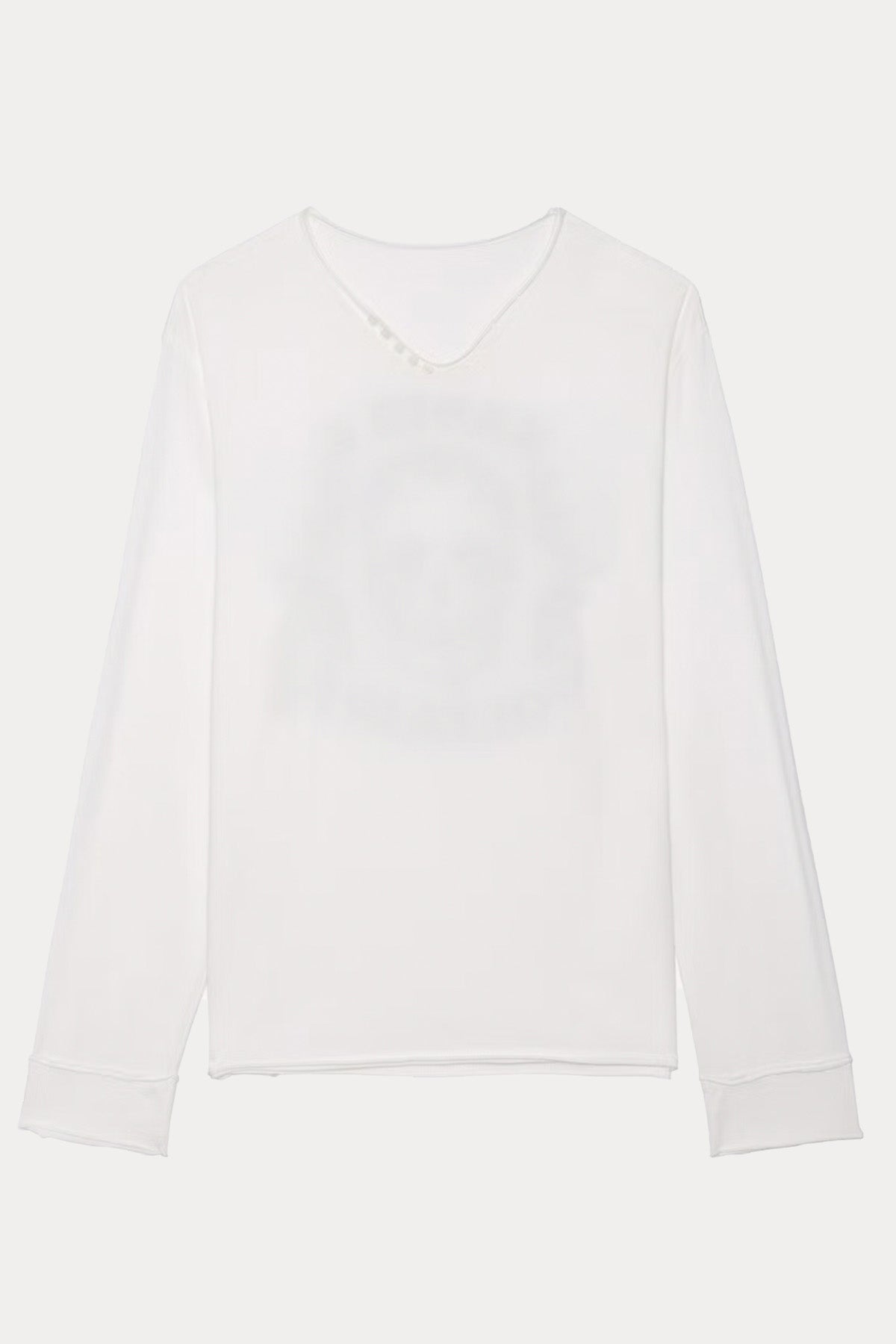 Zadig & Voltaire Regular Fit Sırtta Kuru Kafa Logolu T-shirt