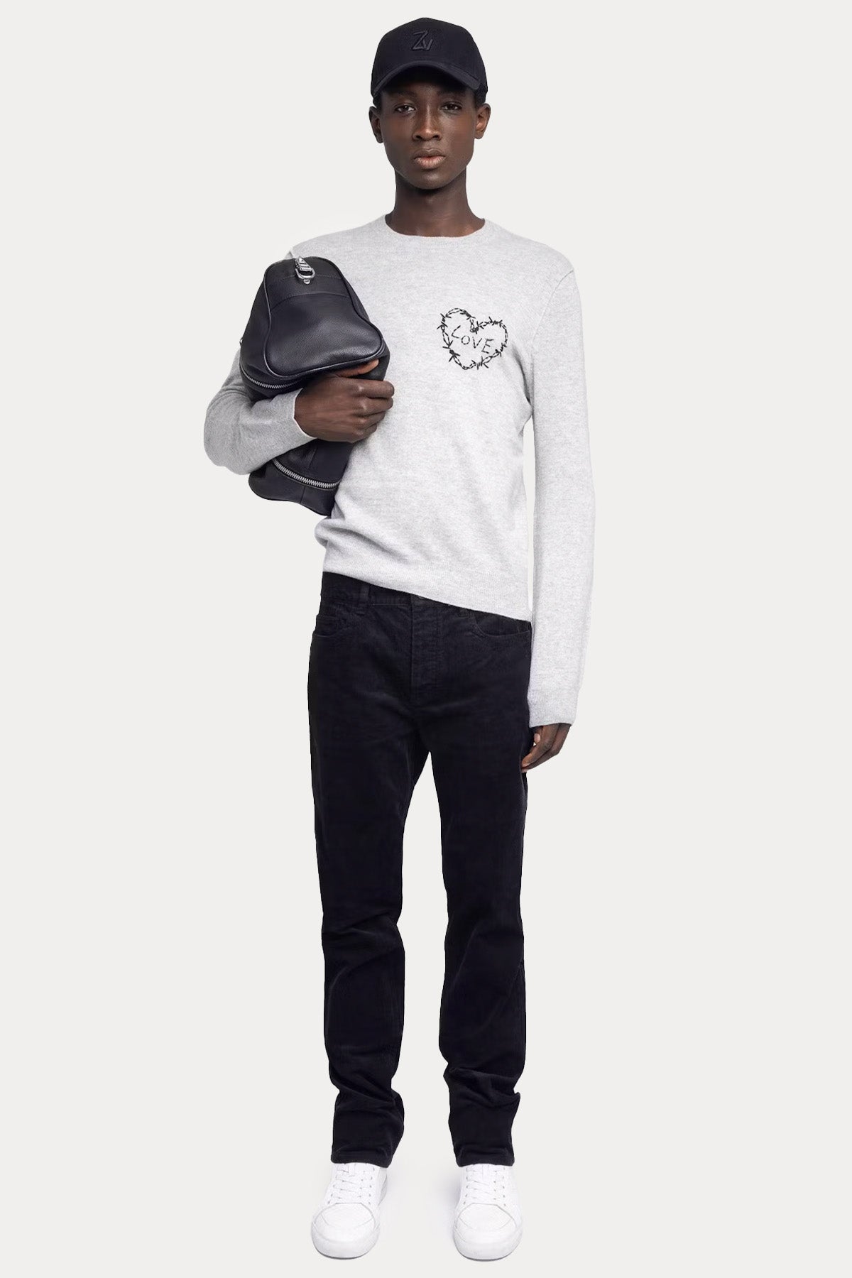 Zadig & Voltaire Relaxed Fit Kaşmir İnce Örgü Yün Triko