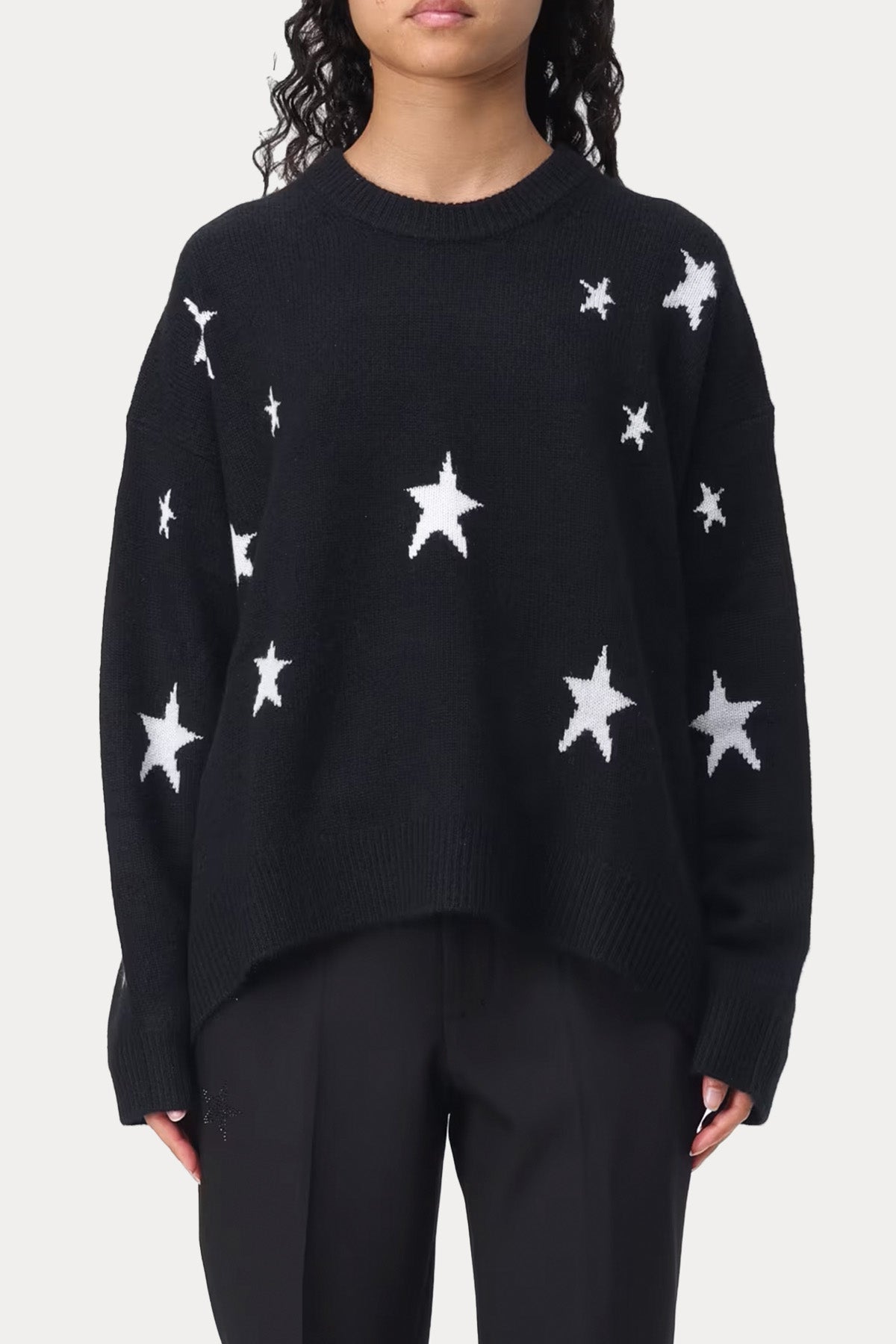 Zadig & Voltaire Relaxed Fit Yıldız Logolu Kaşmir Örgü Triko