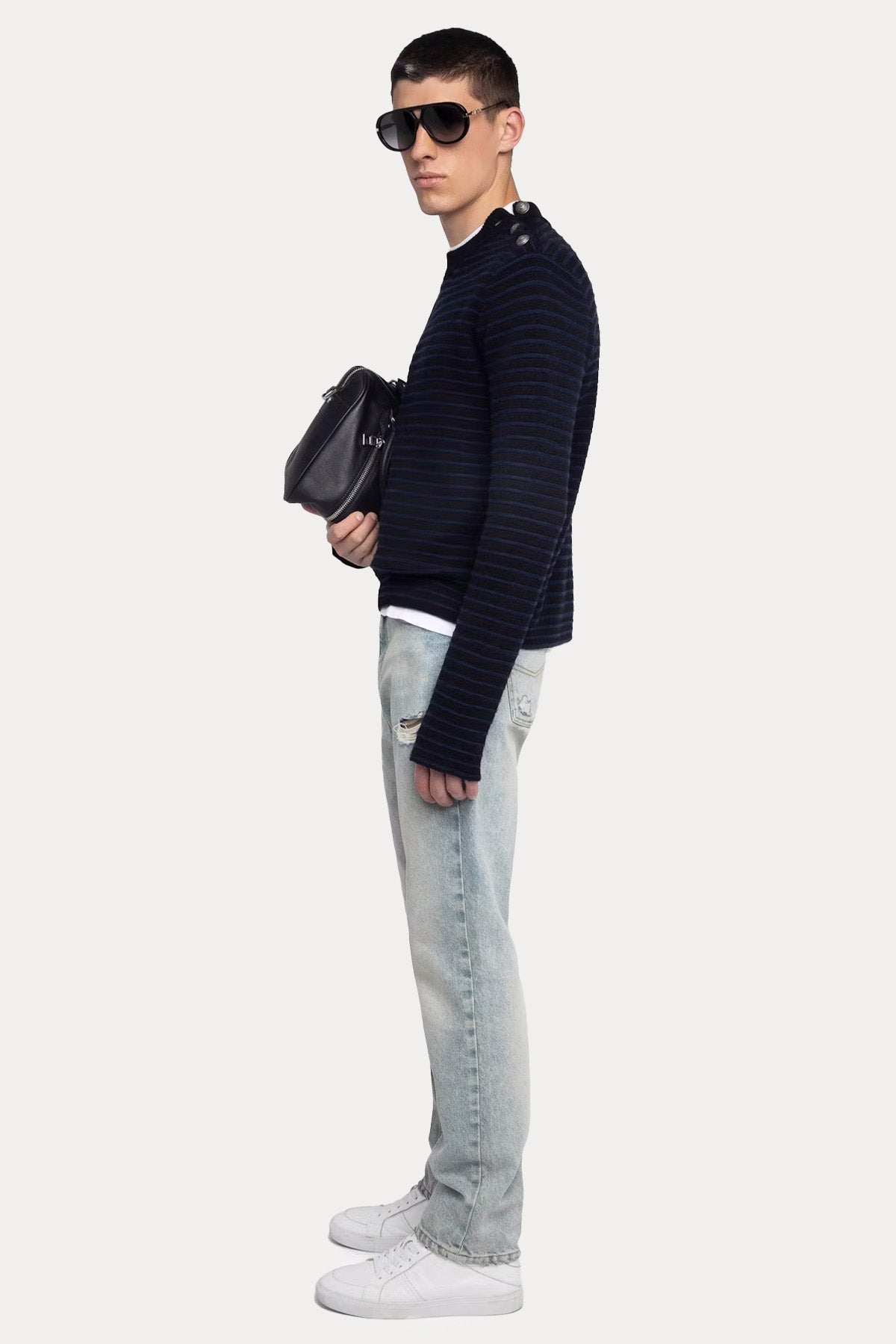 Zadig & Voltaire Relaxed Fit Kaşmir Örgü Yün Triko