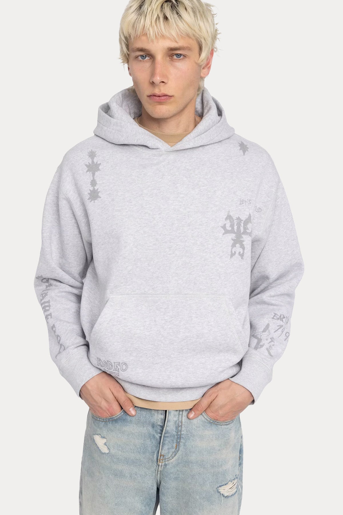 Zadig & Voltaire Relaxed Fit Şardonlu Kapüşonlu Sweatshirt