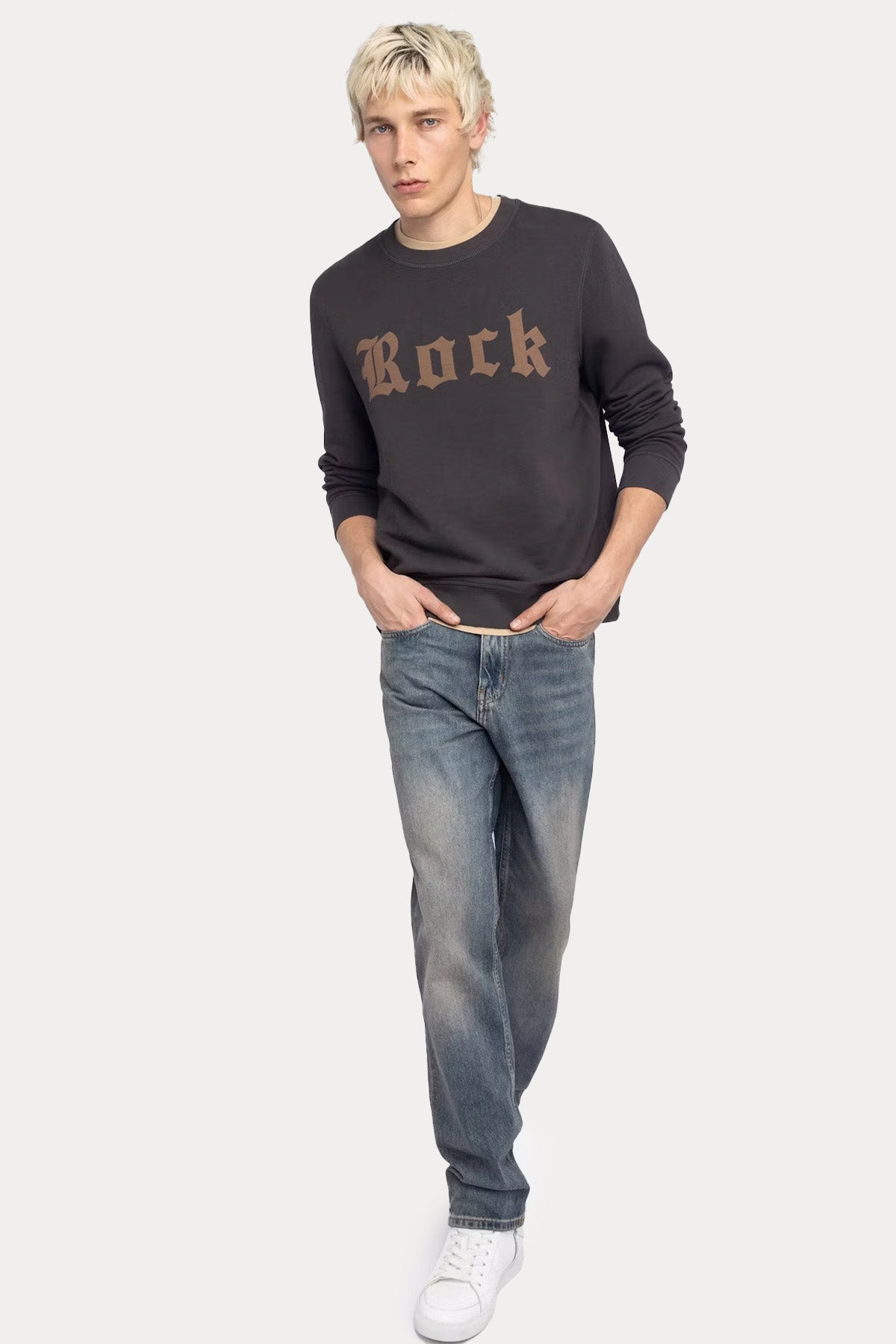 Zadig & Voltaire Relaxed Fit Yuvarlak Yaka Logolu Sweatshirt