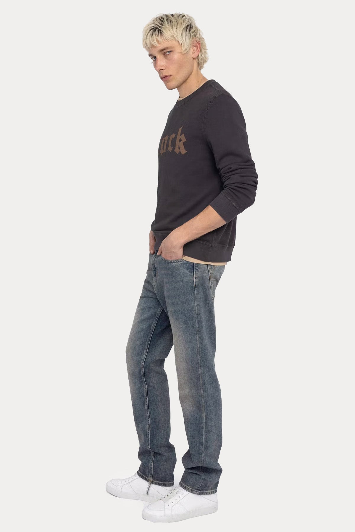 Zadig & Voltaire Relaxed Fit Yuvarlak Yaka Logolu Sweatshirt