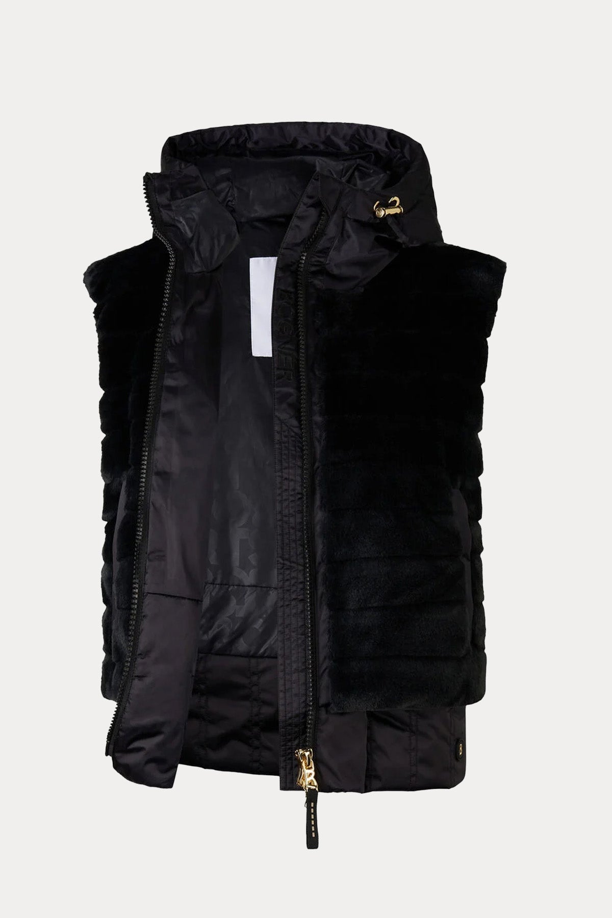 Bogner Yumi Kapüşonlu Puffer Peluş Yelek