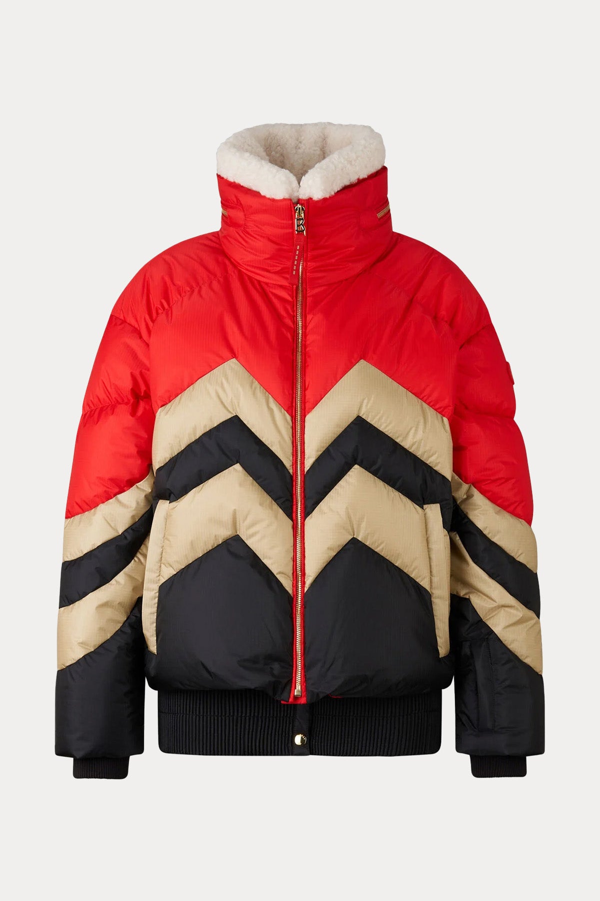 Bogner Valea Yakası Kürklü Puffer Kayak Montu