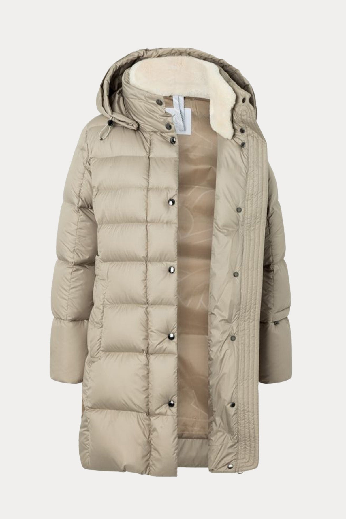 Bogner Nicci Regular Fit Yakası Kürklü Kapüşonlu Puffer Mont