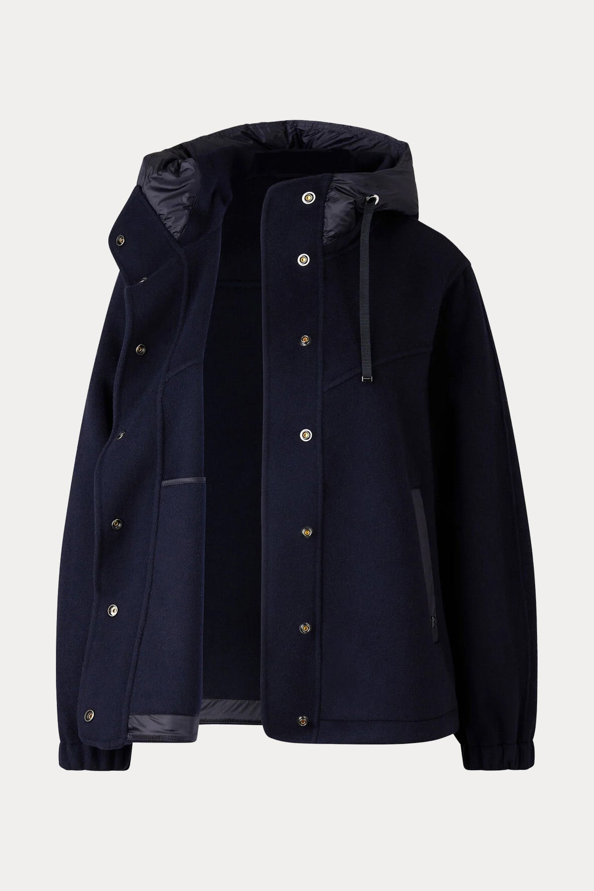 Bogner Mariet Comfort Fit Kapüşonlu Puffer Yün Ceket