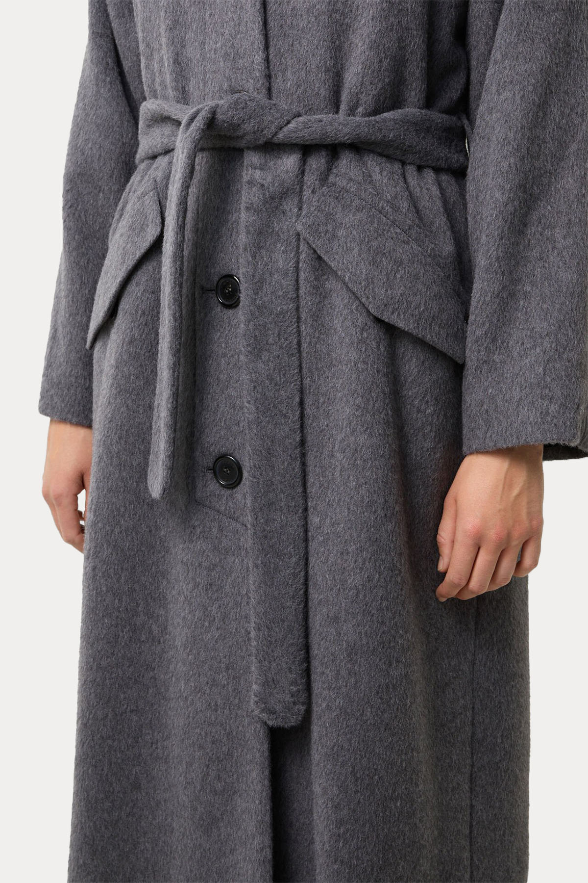 Bogner Runa Demonte Puffer İç Parçalı Kapüşonlu Yün Kaban