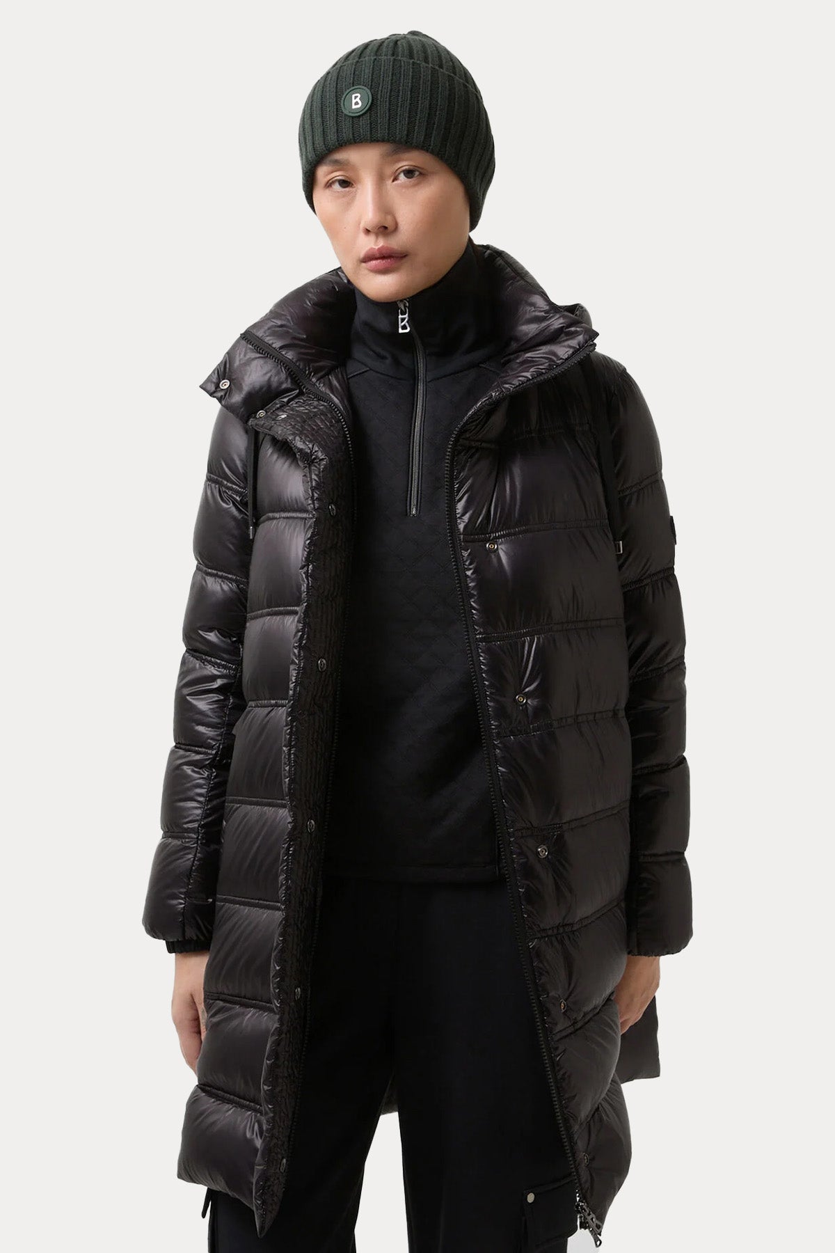 Bogner Lynn Kapüşonlu Puffer Mont
