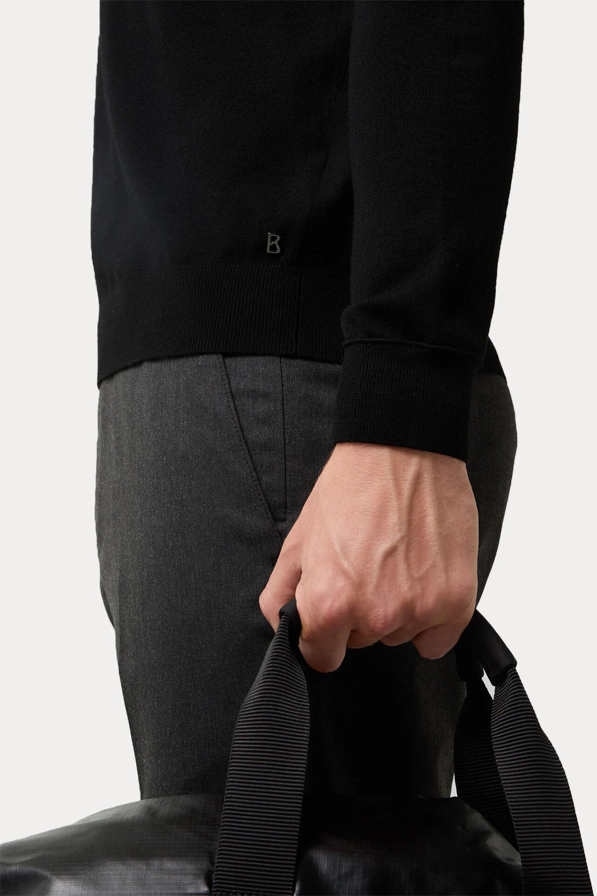 Bogner Ole Regular Fit İnce Örgü Yün Triko