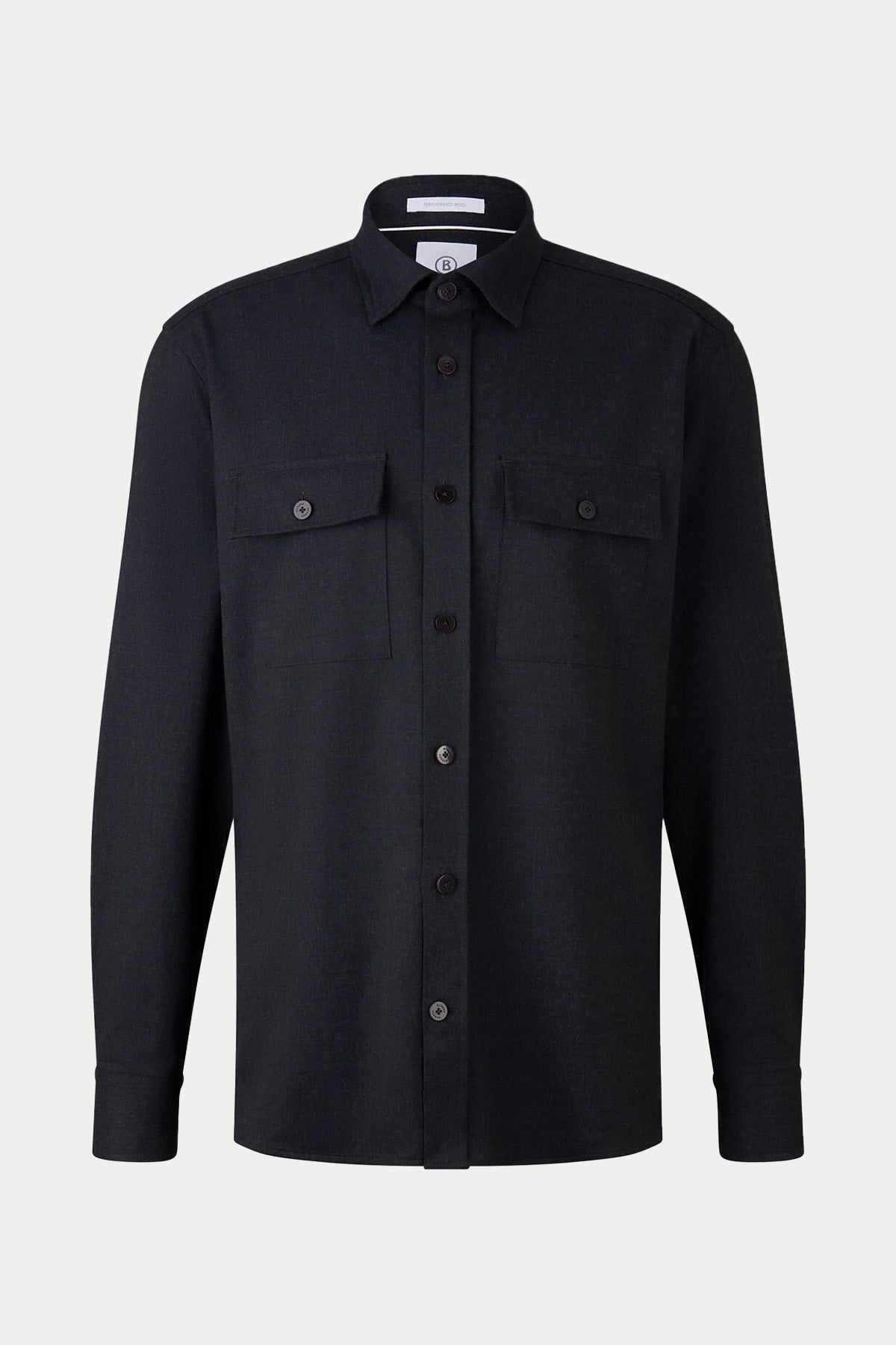 Bogner Clive Relaxed Fit Cepli Yün Gömlek