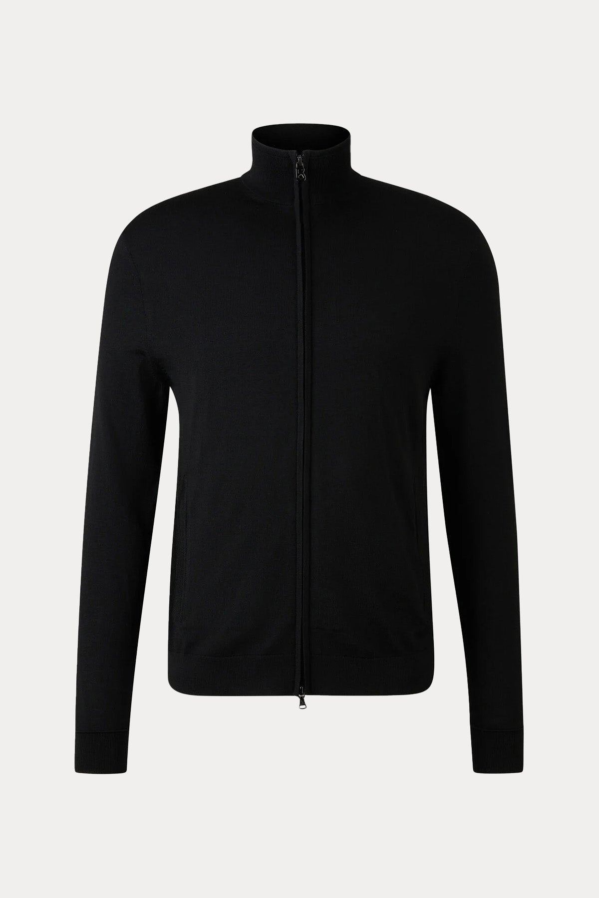 Bogner Oscar Dik Yakalı İnce Örgü Yün Triko Ceket