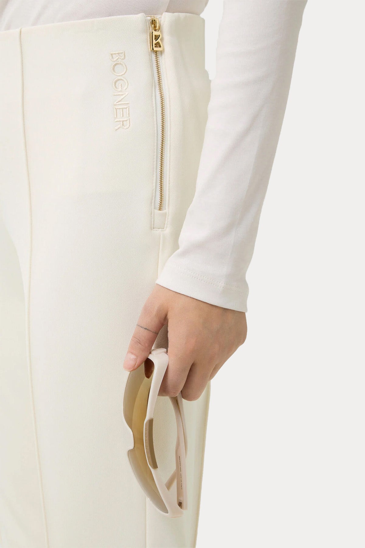 Bogner & Off White Elaine Slim Fit Streç Füzo Pantolon