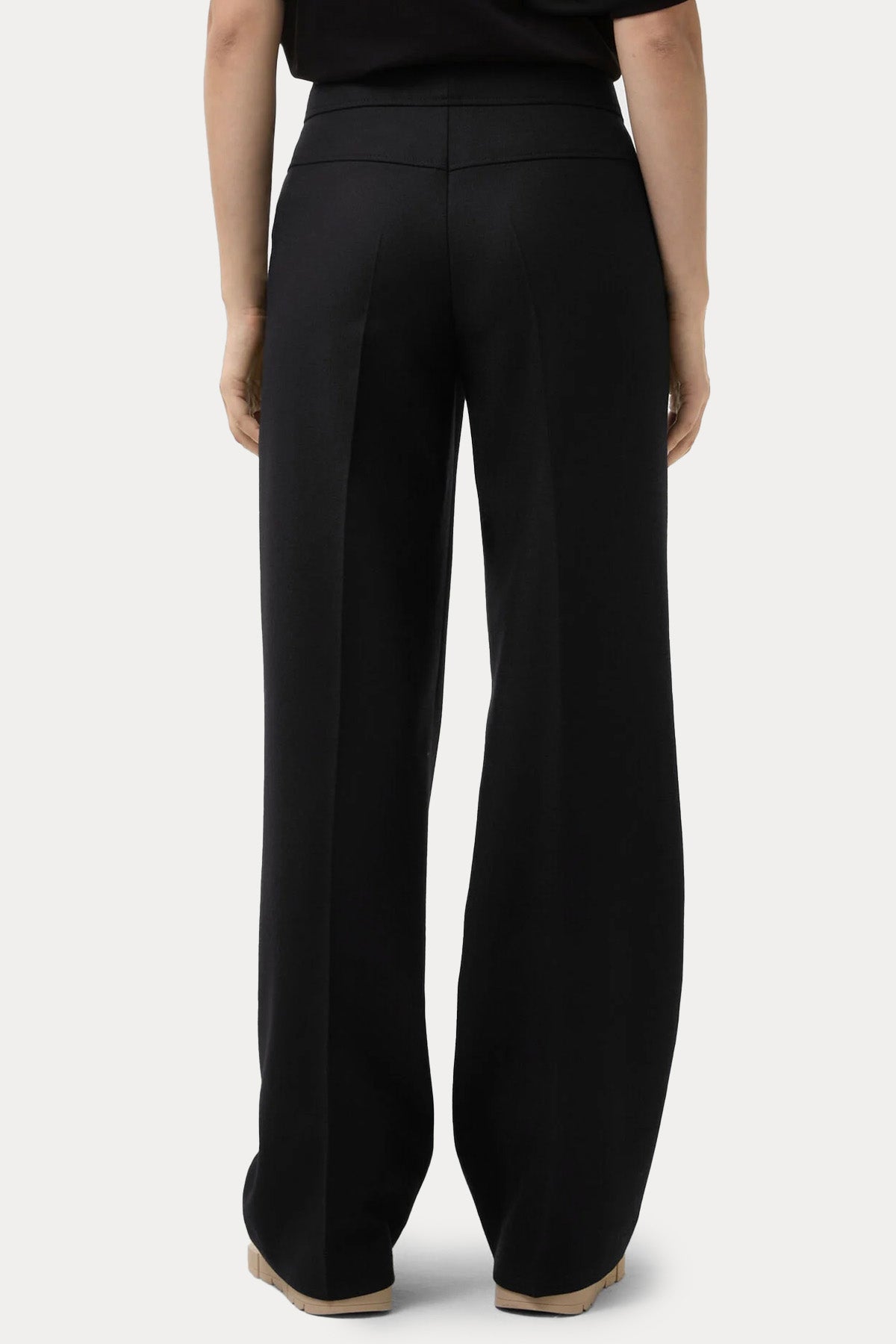 Bogner Hermia Regular Fit Çan Paça Flanel Yün Pantolon