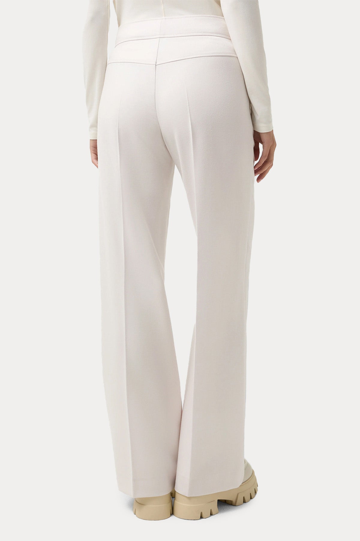 Bogner Hermia Regular Fit Çan Paça Flanel Yün Pantolon