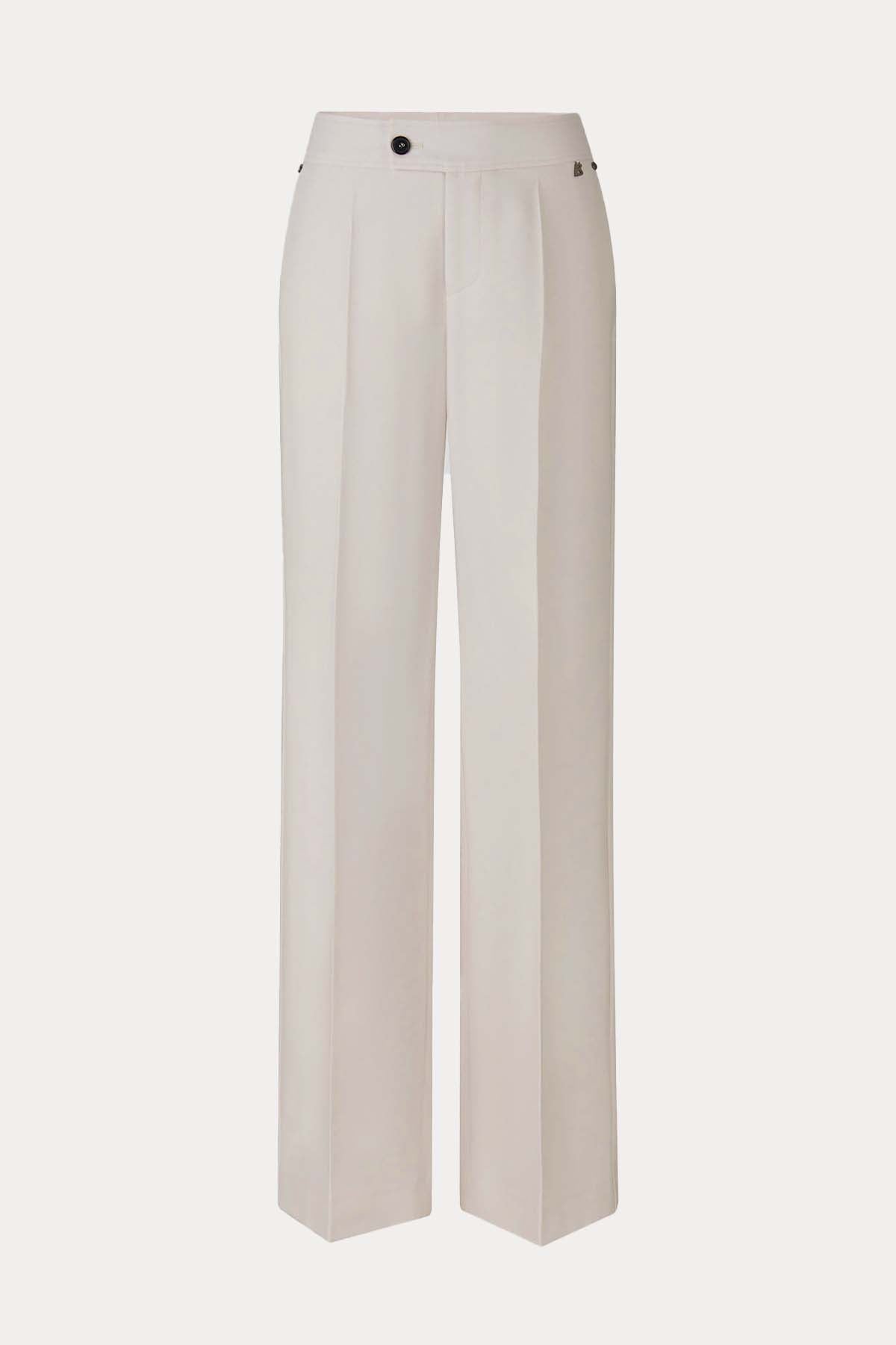 Bogner Hermia Regular Fit Çan Paça Flanel Yün Pantolon