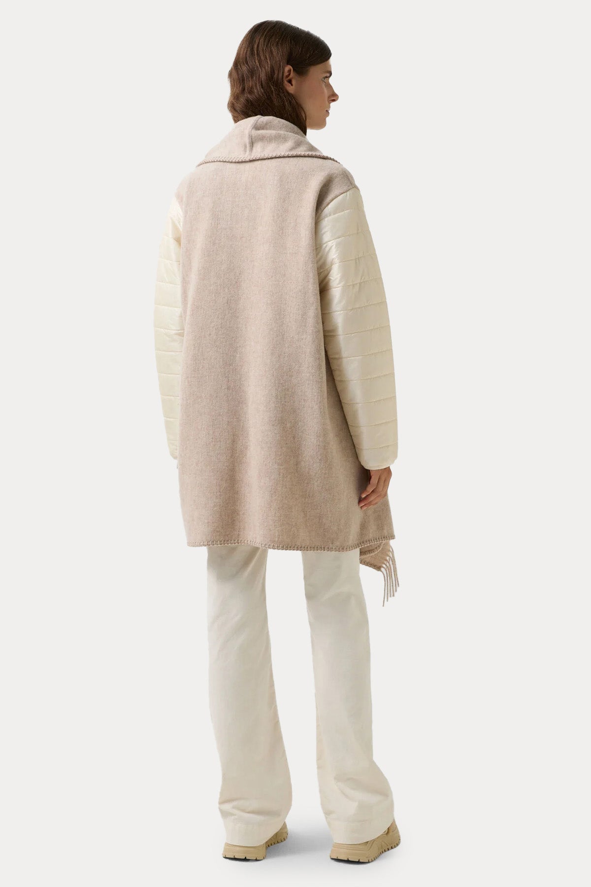 Bogner North Loose Fit Şal Yaka Puffer Yün Ceket