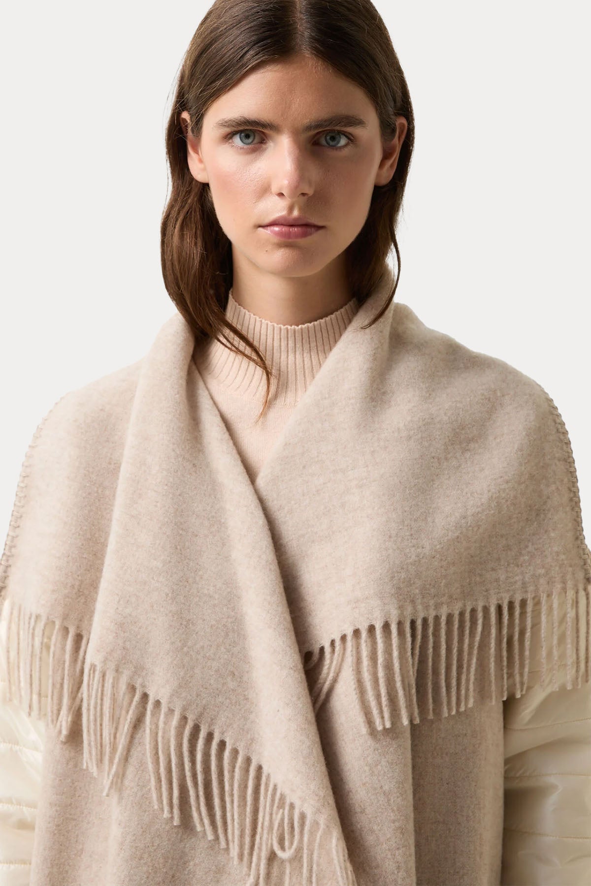 Bogner North Loose Fit Şal Yaka Puffer Yün Ceket